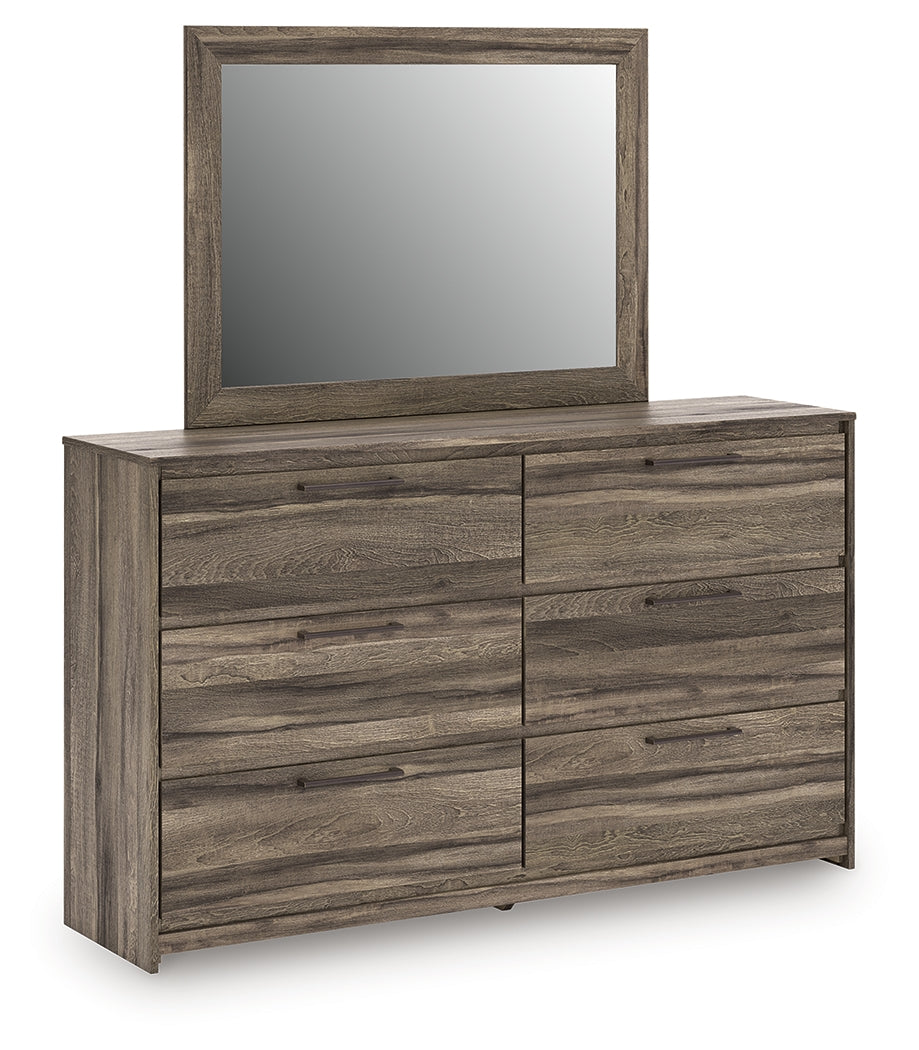 Sectionals for Less - Ashley Furniture - Elbrim Bedroom - Dresser and Mirror / Brown - PCB2005B1