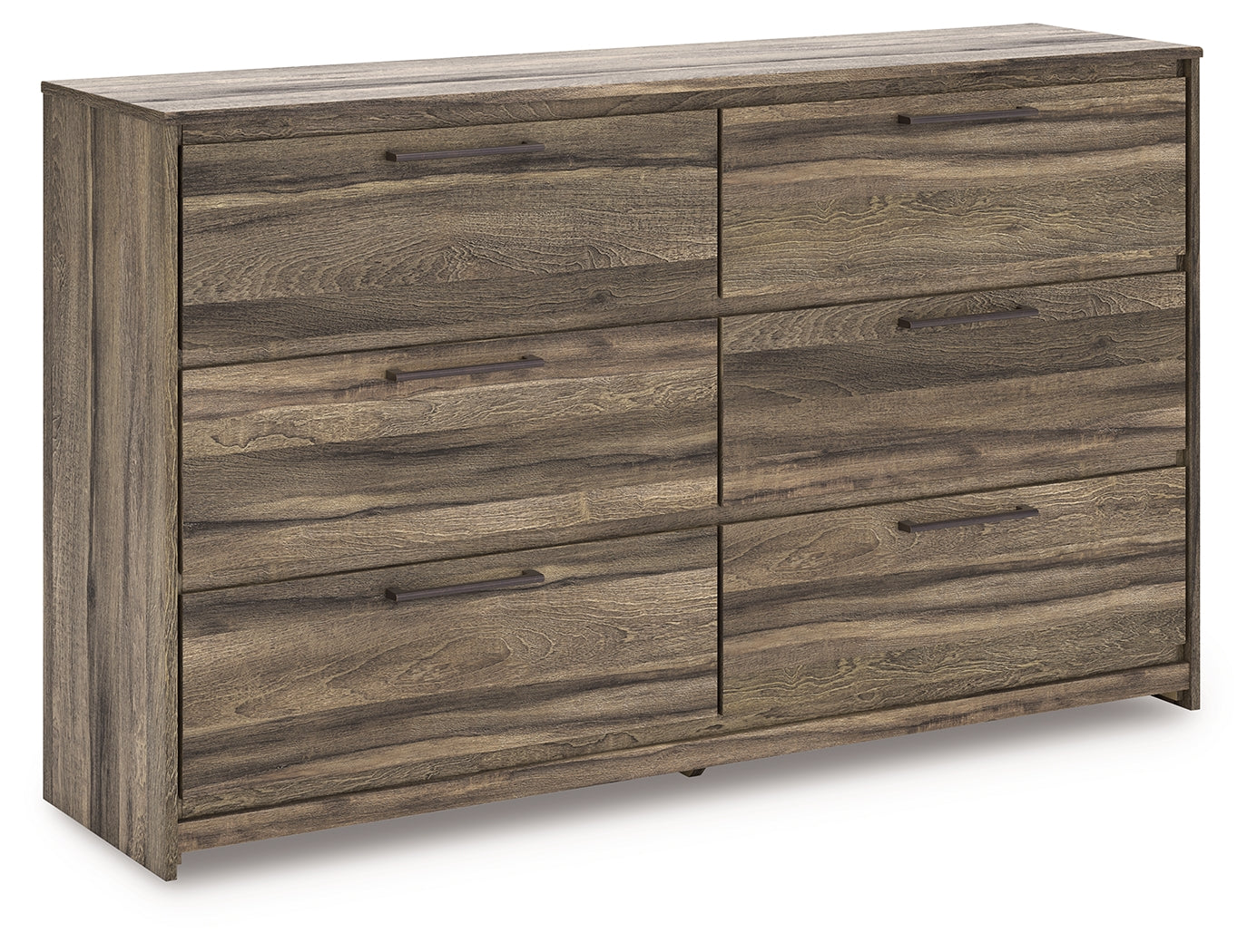 Sectionals for Less - Ashley Furniture - Elbrim Bedroom - Six Drawer Dresser / Brown - PCB2005-31