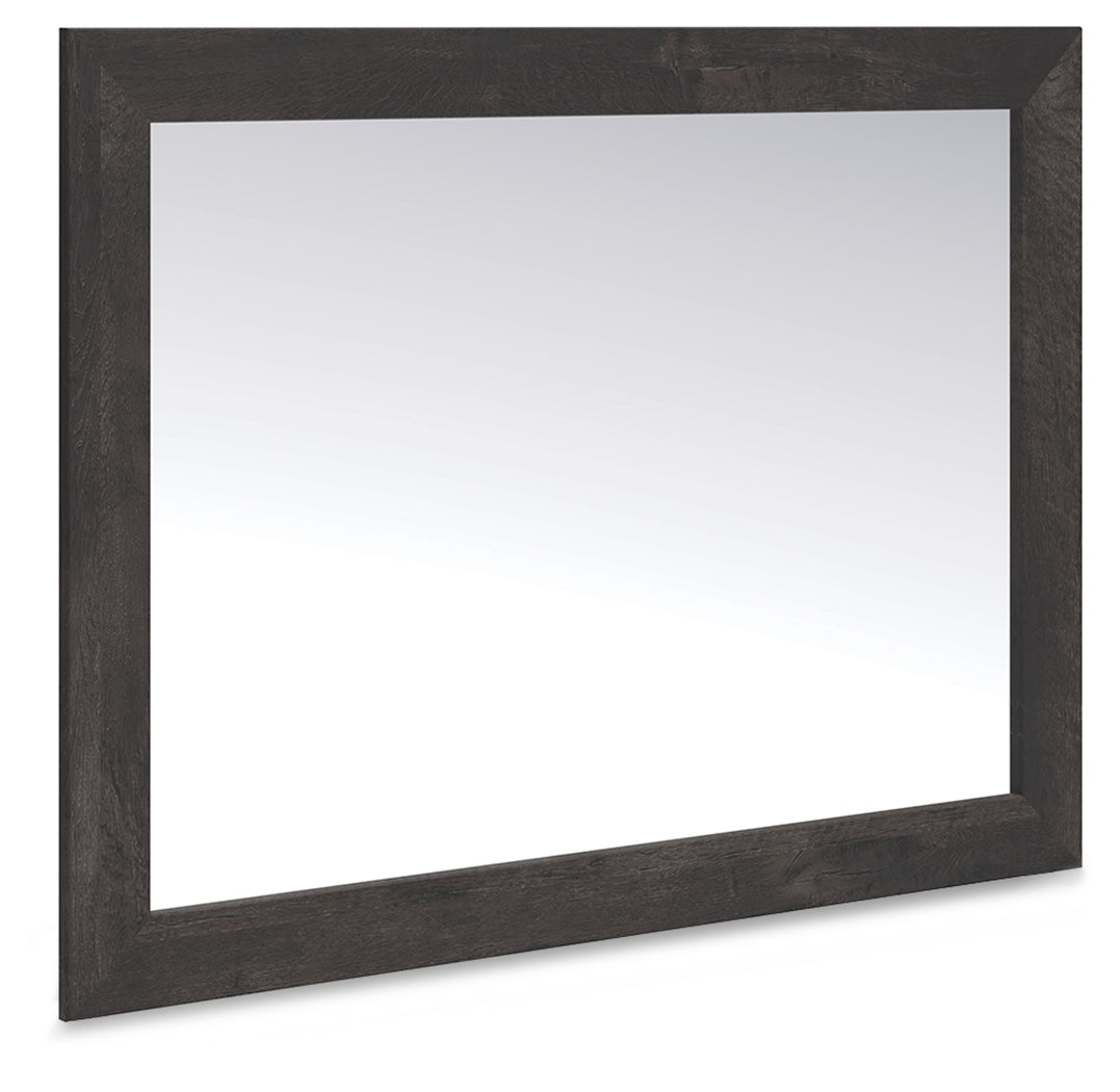 Sectionals for Less - Ashley Furniture - Hollivern Bedroom - Bedroom Mirror / Dark Gray - PCB2108-36
