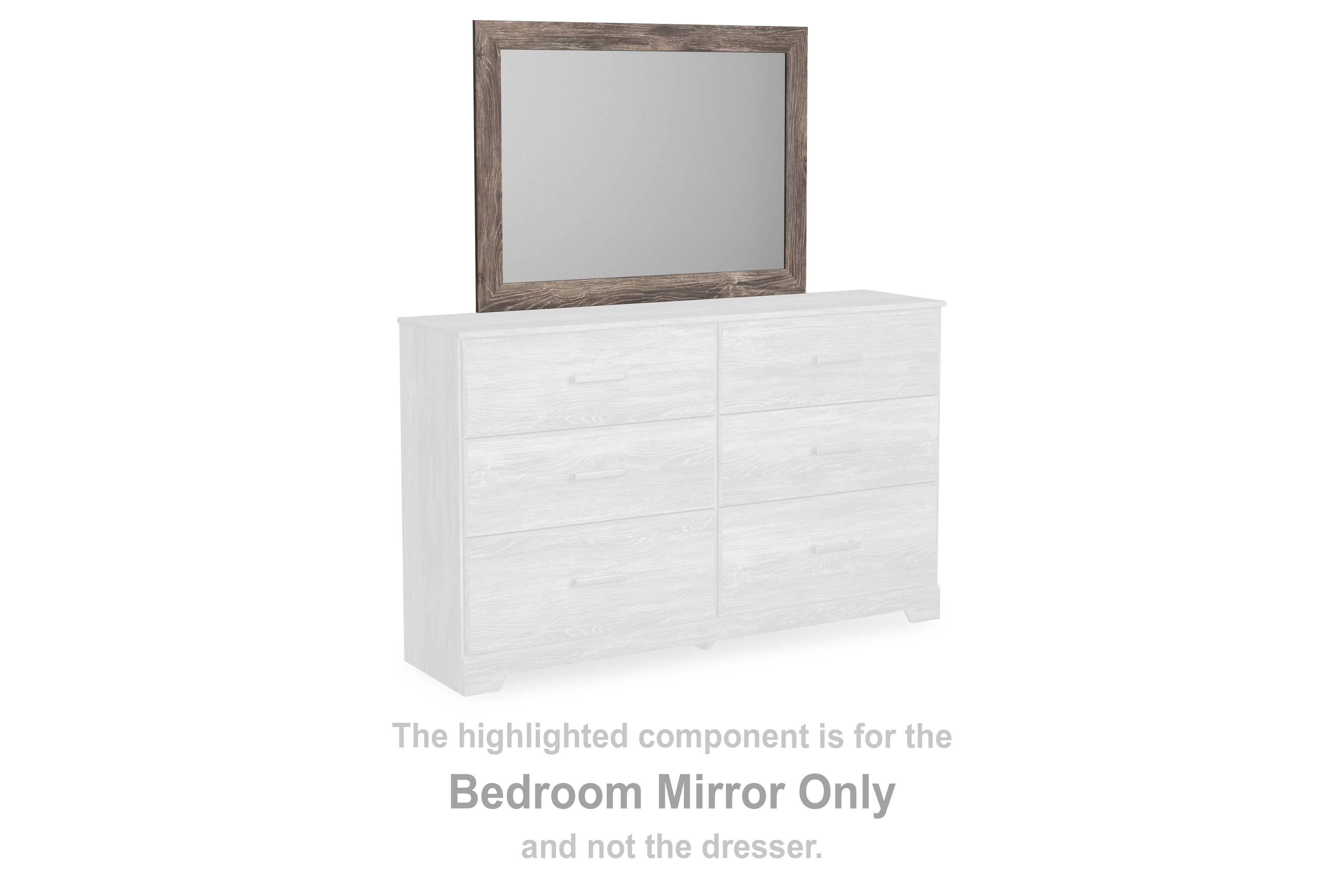 Sectionals for Less - Ashley Furniture - Ralinksi Bedroom - Bedroom Mirror / Gray - B2587-36