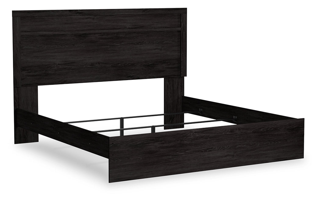 Sectionals for Less - Ashley Furniture - Belachime Bedroom - Twin Panel Bed / Charcoal - B2589B11