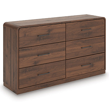 Sectionals for Less - Ashley Furniture - Fortlorn Bedroom - Dresser / Walnut Brown - PCB386-31
