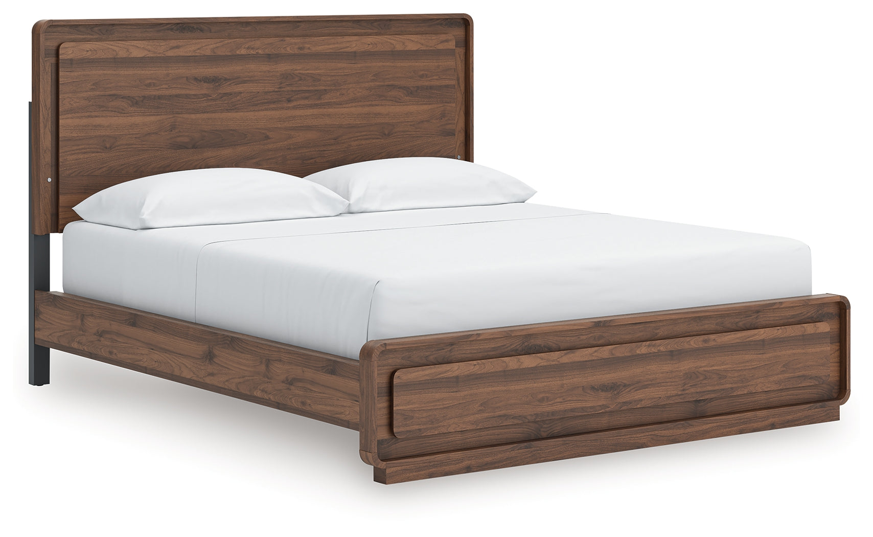 Sectionals for Less - Ashley Furniture - Fortlorn Bedroom - California King Panel Bed / Walnut Brown - PCB386B5