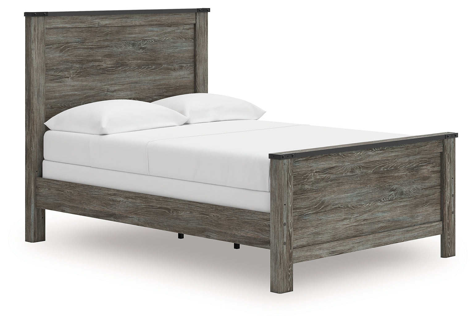 Sectionals for Less - Ashley Furniture - Frandern Bedroom - Full Panel Bed / Black/Gray - B4480B19