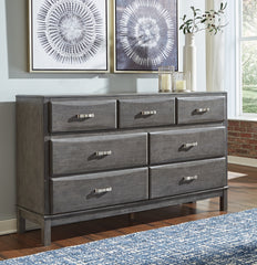Sectionals for Less - Ashley Furniture - Caitbrook Bedroom - Dresser / Gray - B476-31