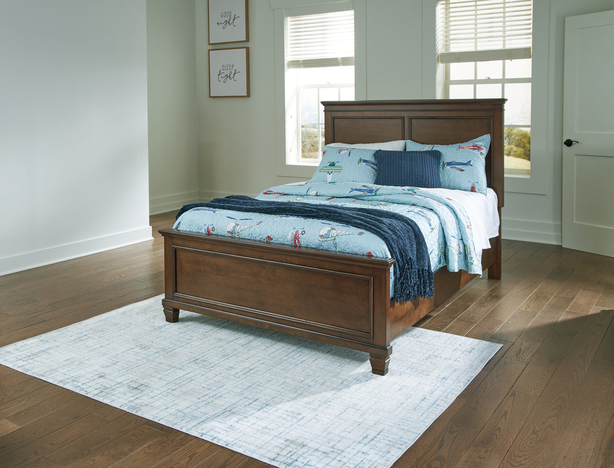 Sectionals for Less - Ashley Furniture - Danabrin Bedroom - California King Panel Storage Bed / Brown - B685B19
