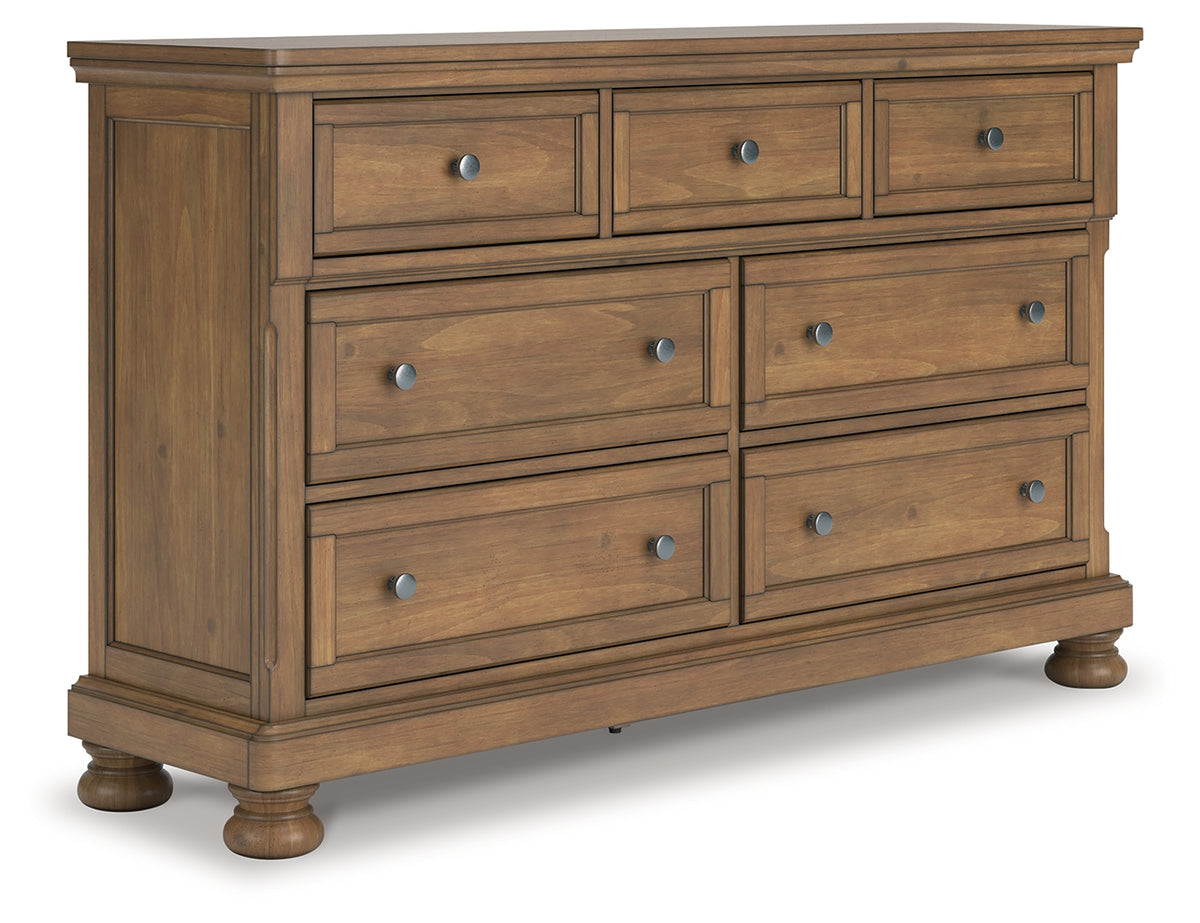 Sectionals for Less - Ashley Furniture - Feddinger Bedroom - California King Panel Storage Bed / Medium Brown - PCB779B13