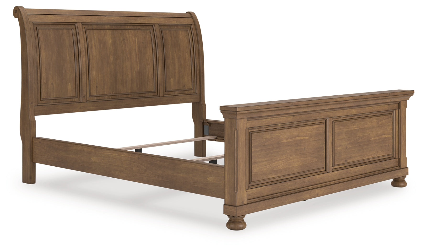 Sectionals for Less - Ashley Furniture - Feddinger Bedroom - California King Sleigh Bed / Medium Brown - PCB779B16