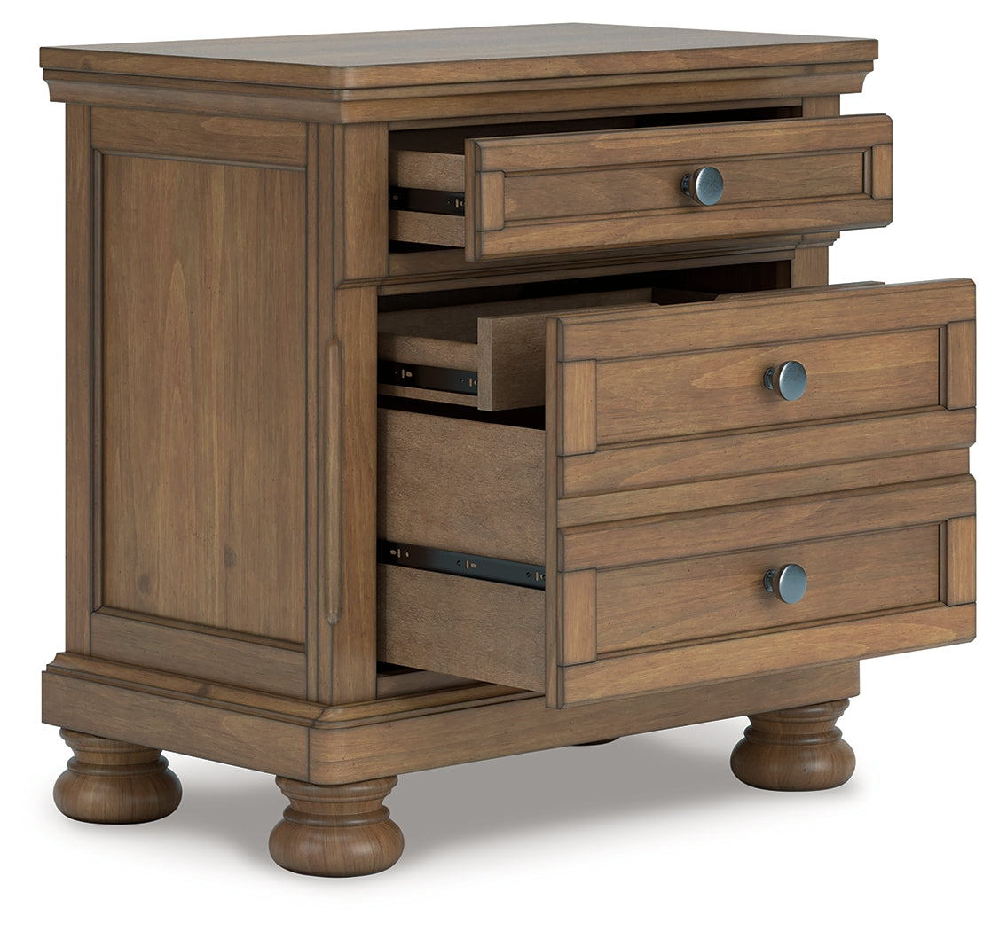 Sectionals for Less - Ashley Furniture - Feddinger Bedroom - Two Drawer Night Stand / Medium Brown - PCB779-92