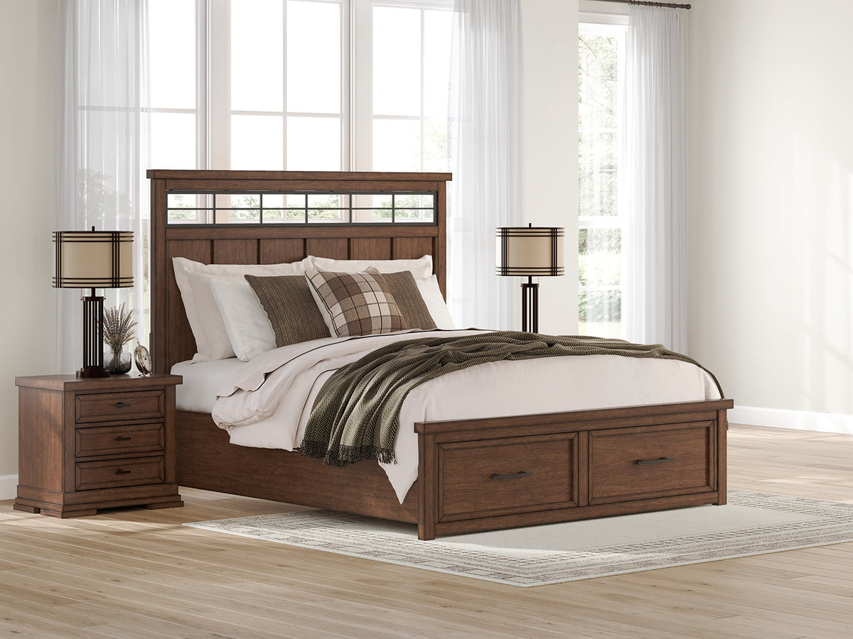 Sectionals for Less - Ashley Furniture - Taffenbrook Bedroom - Dresser / Medium Brown - B849-31