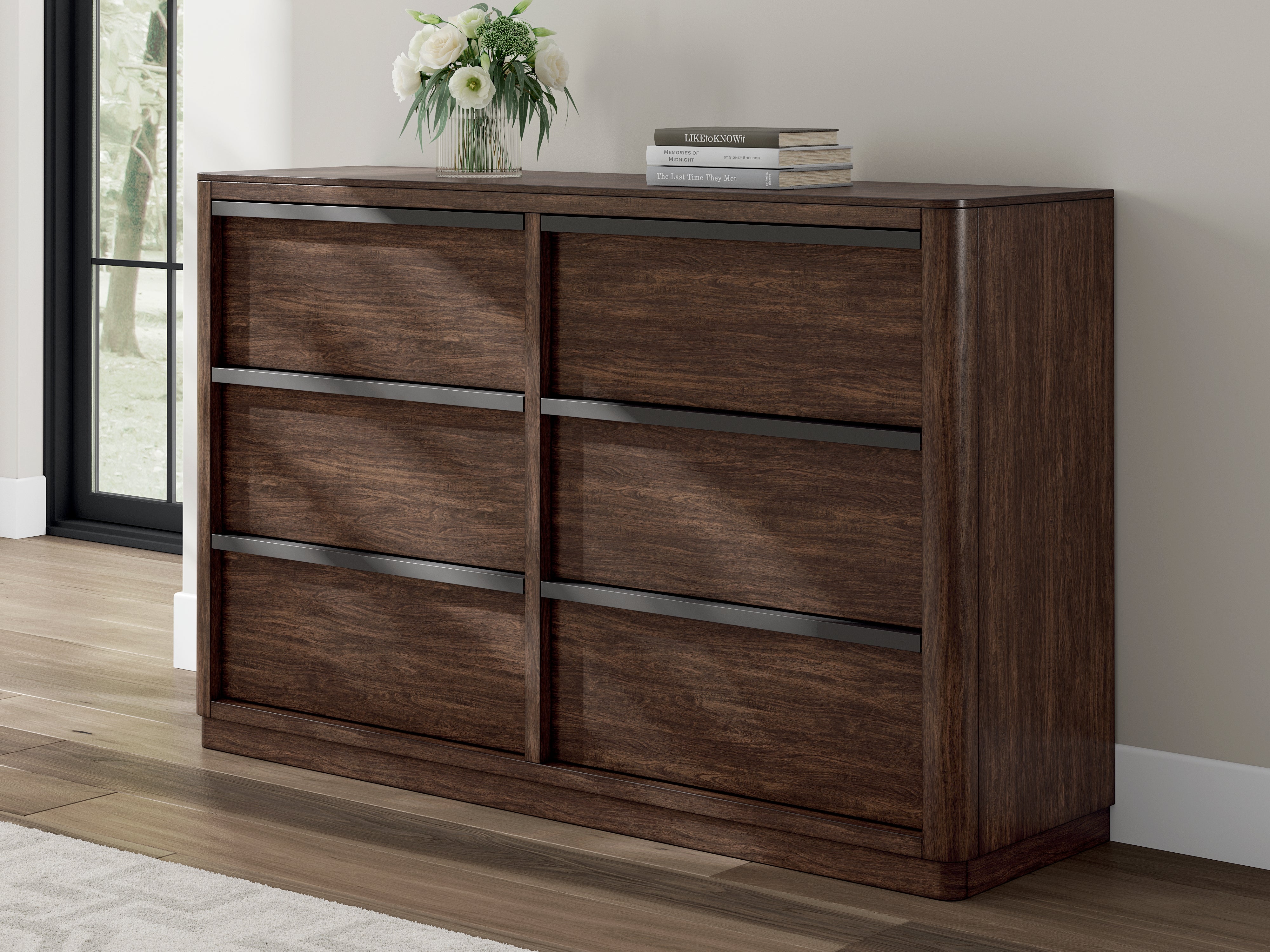 Sectionals for Less - Ashley Furniture - Dilenno Bedroom - Dresser / Dark Brown - PCB857-31