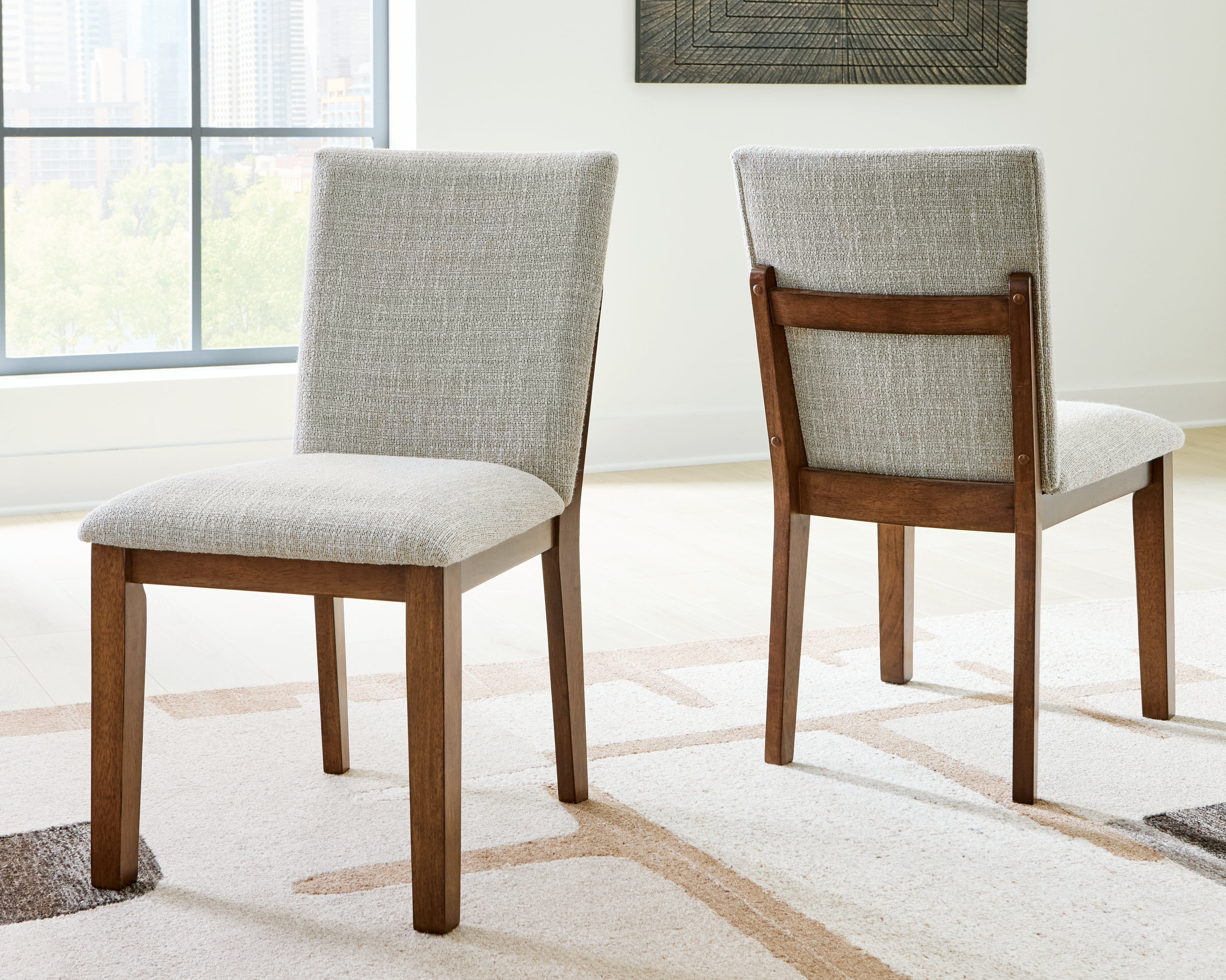 Sectionals for Less - Ashley Furniture - Kraeburn Dining Room - Dining Chair (Set of 2) / Brown - D496-01X2