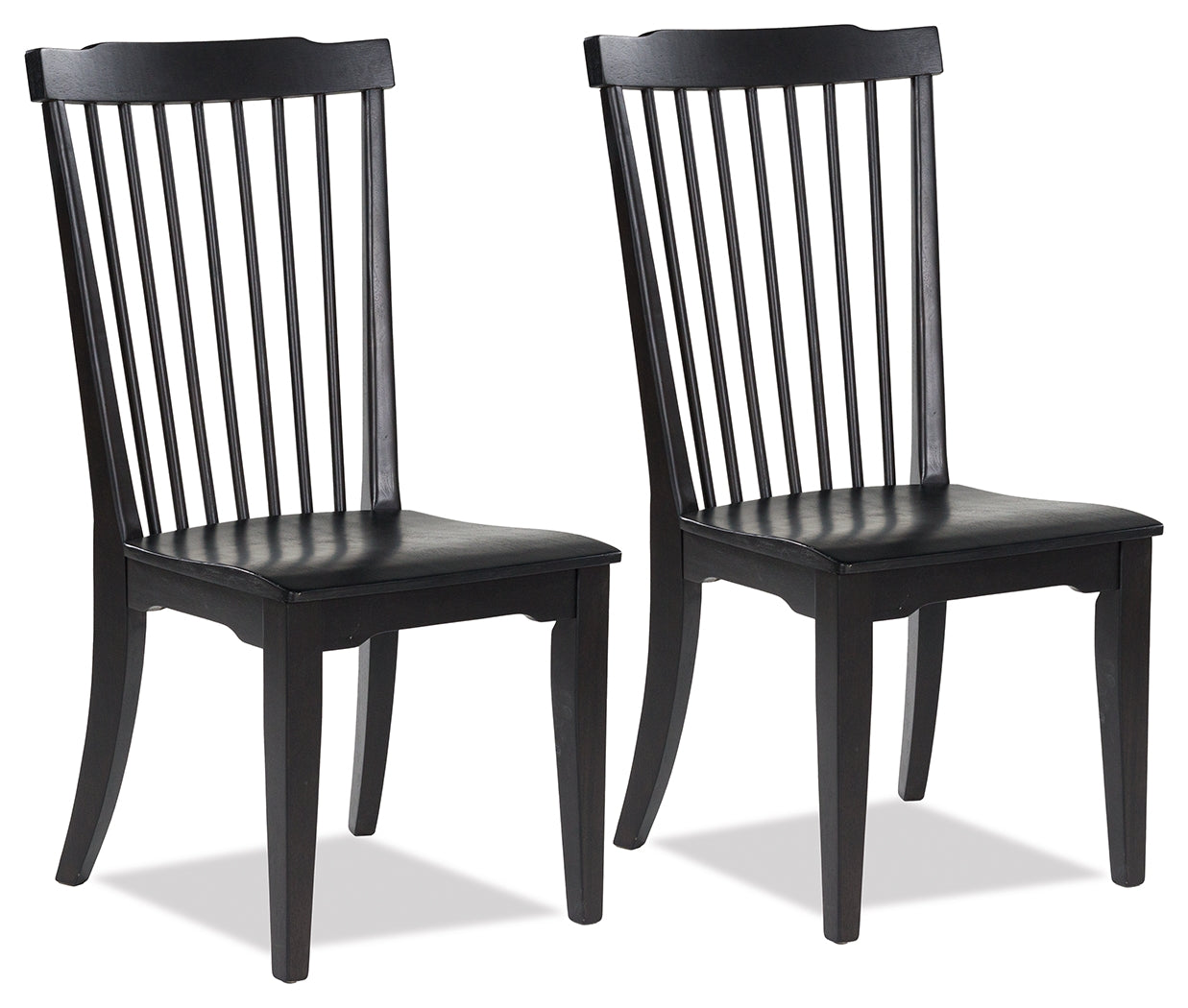 Sectionals for Less - Ashley Furniture - Brenkerton Dining Chair (Set of 2) - Dining Chair (Set of 2) / Black - PCD591-01X2