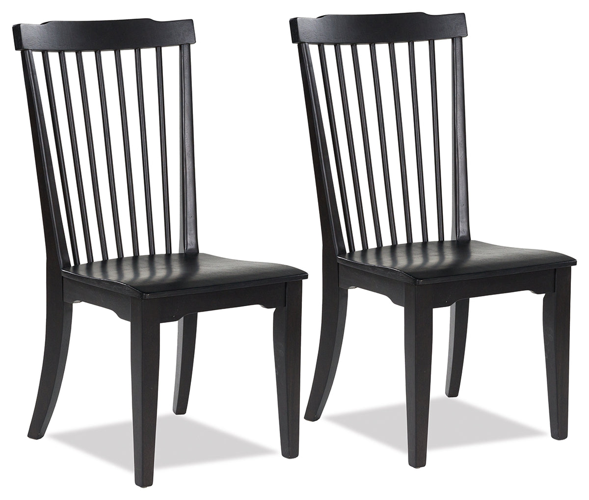 Sectionals for Less - Ashley Furniture - Brenkerton Dining Chair (Set of 2) - Dining Chair (Set of 2) / Black - PCD591-01X2