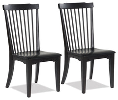 Sectionals for Less - Ashley Furniture - Brenkerton Dining Chair (Set of 2) - Dining Chair (Set of 2) / Black - PCD591-01X2