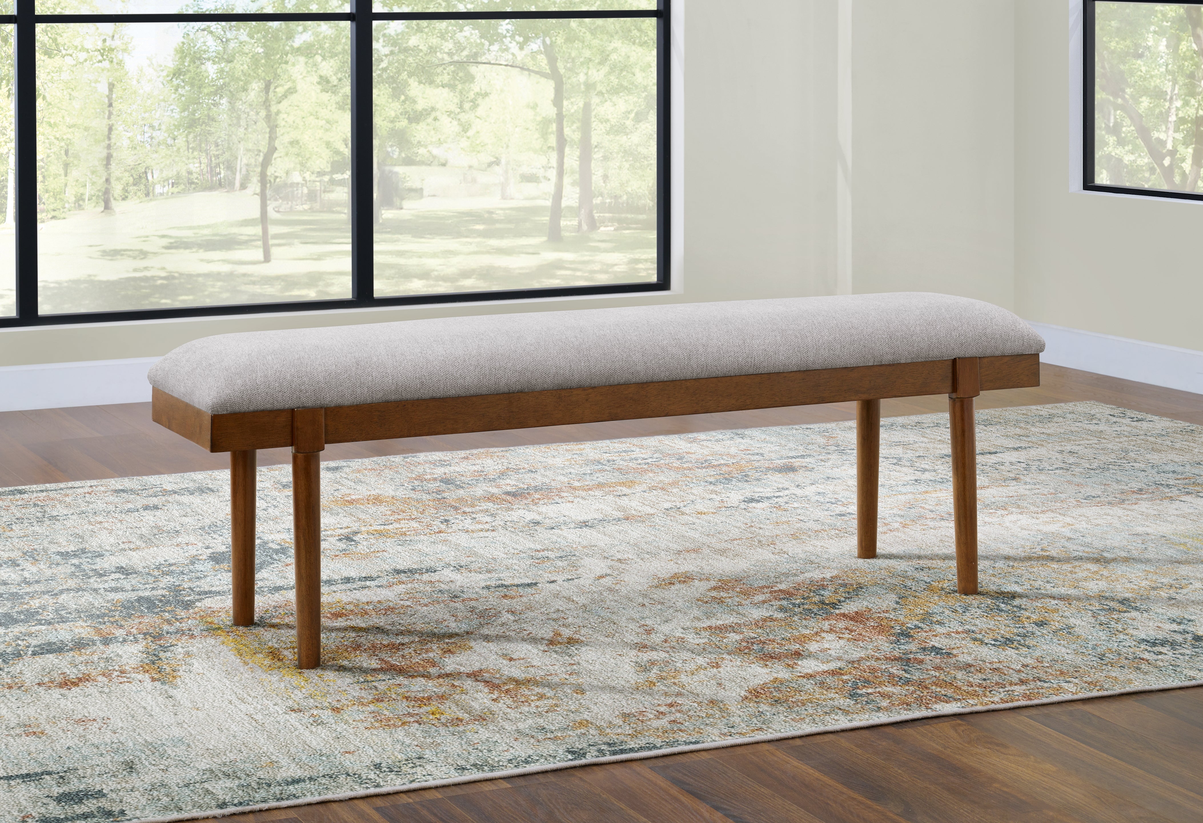 Sectionals for Less - Ashley Furniture - Lyncott Dining Room - Large UPH Dining Room Bench / Gray/Brown - D615-00