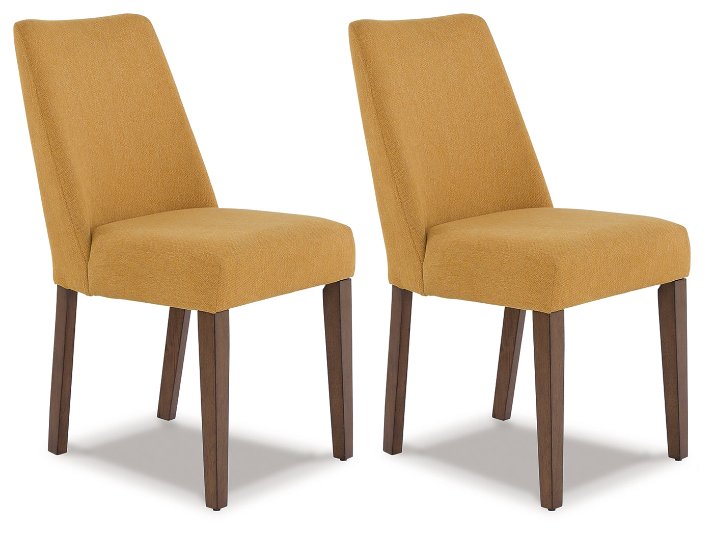Sectionals for Less - Ashley Furniture - Lyncott Dining Room - Dining Chair (Set of 2) / Mustard/Brown - D615-04X2