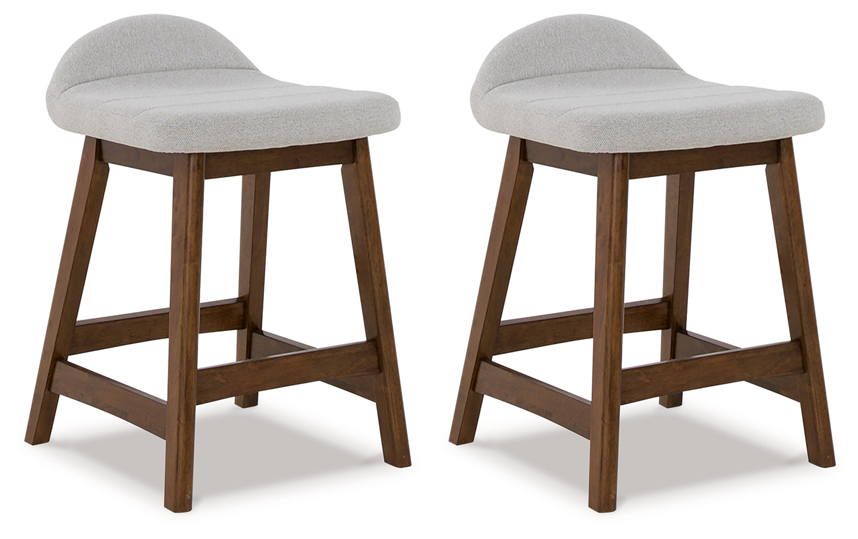 Sectionals for Less - Ashley Furniture - Lyncott Dining Room - Counter Height Bar Stool (Set of 2) / Light Gray/Brown - D615-124X2