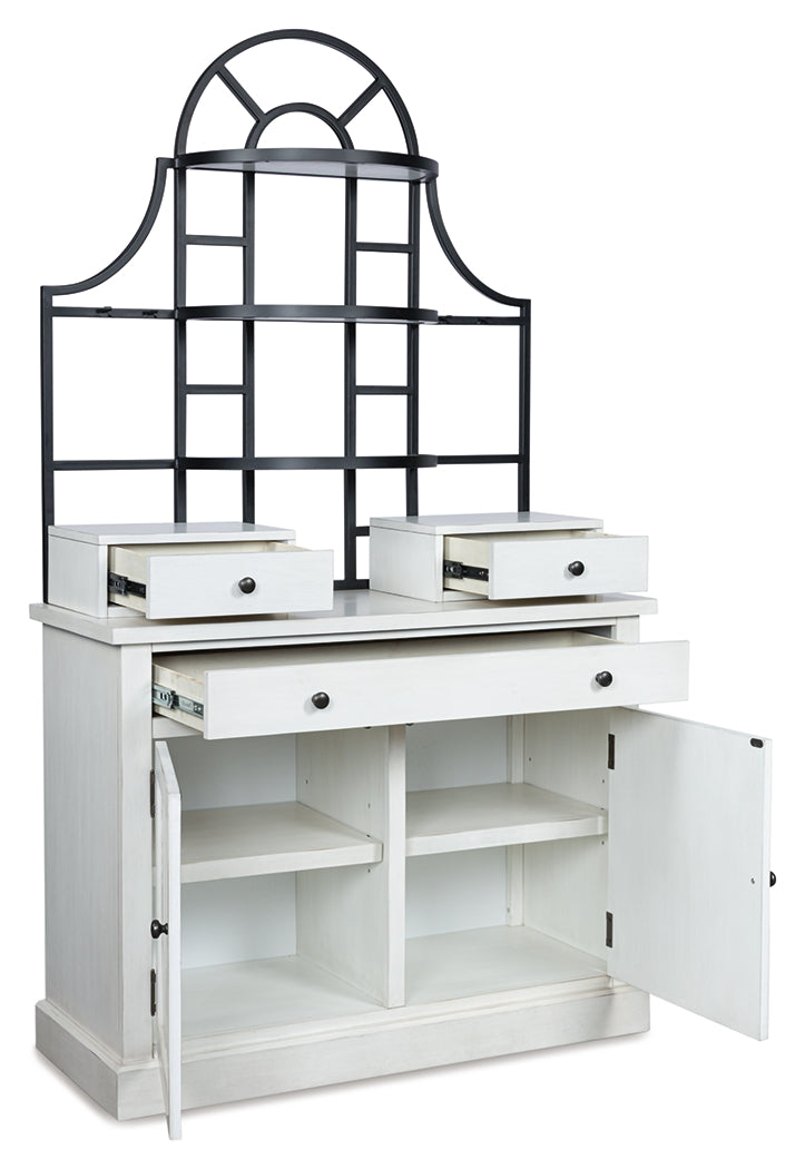Sectionals for Less - Ashley Furniture - Greddinton Baker's Rack - Baker's Rack / White - PCD824D1