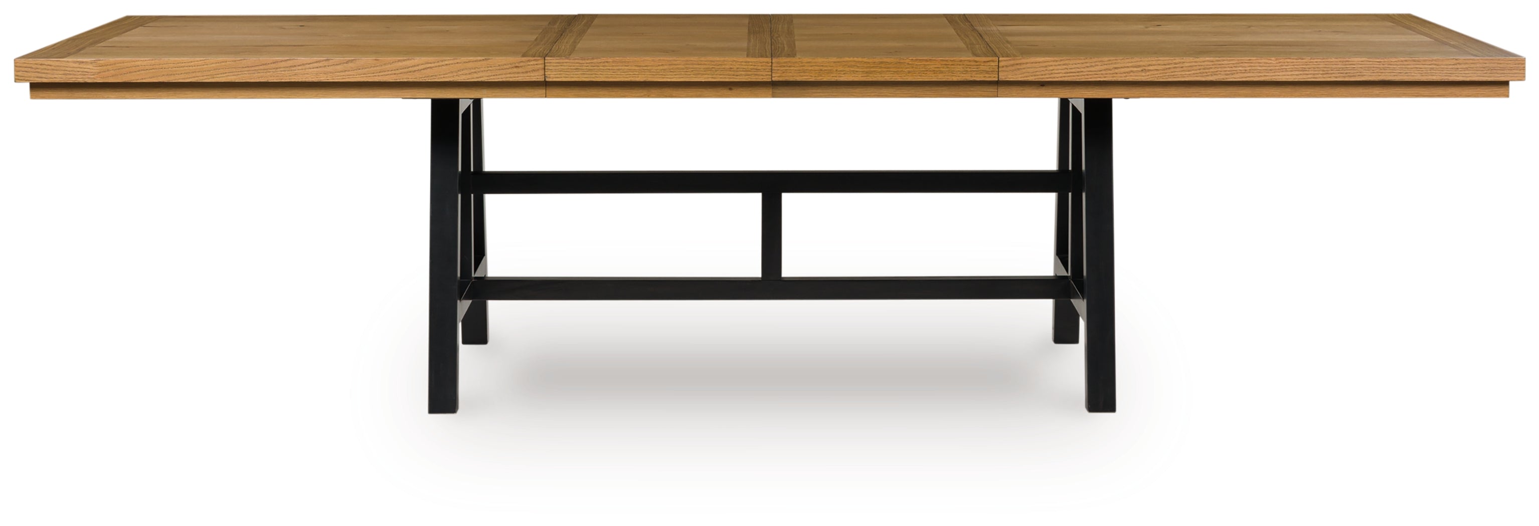 Sectionals for Less - Ashley Furniture - Galliden Dining Room - RECT Dining Room EXT Table / Black/Brown - D841-55