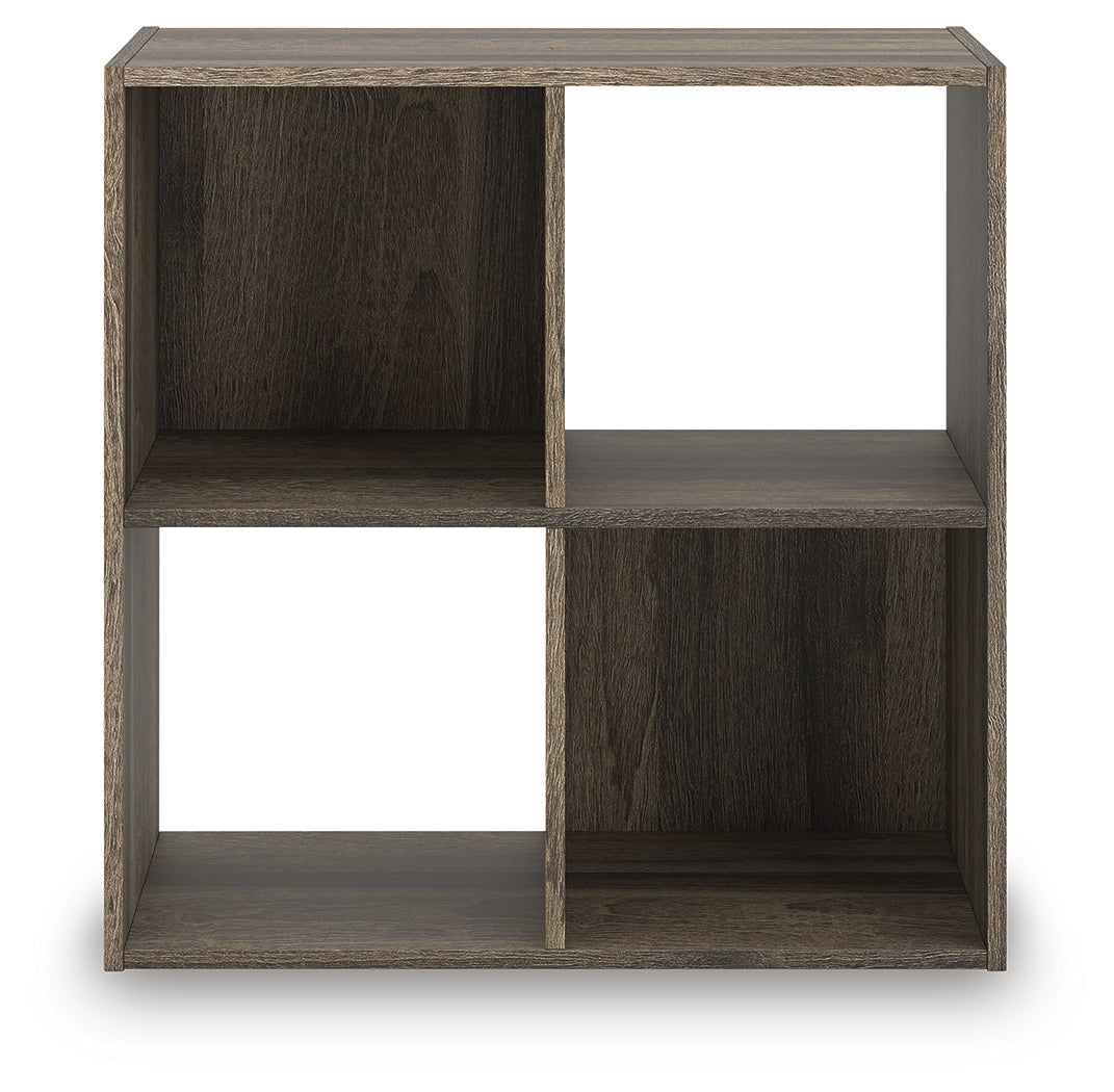 Sectionals for Less - Ashley Furniture - Shallifer Four Cube Organizer - Four Cube Organizer / Brown - EA1104-2X2