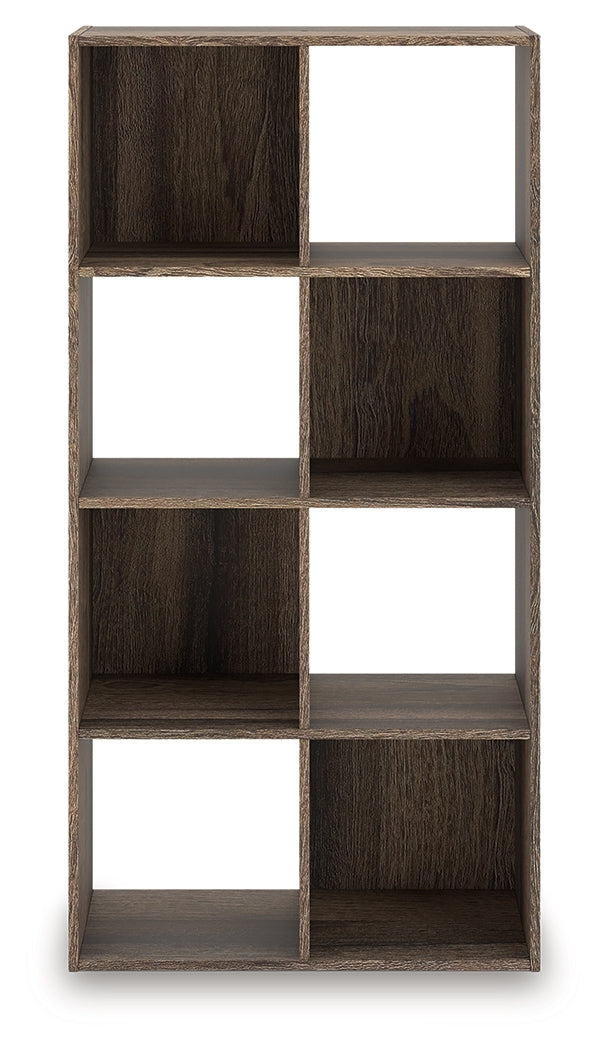 Sectionals for Less - Ashley Furniture - Shallifer Eight Cube Organizer - Eight Cube Organizer / Brown - EA1104-4X2