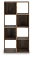 Sectionals for Less - Ashley Furniture - Shallifer Eight Cube Organizer - Eight Cube Organizer / Brown - EA1104-4X2