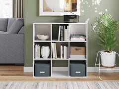 Sectionals for Less - Ashley Furniture - Onita Nine Cube Organizer - Nine Cube Organizer / White - EA9630-3X3