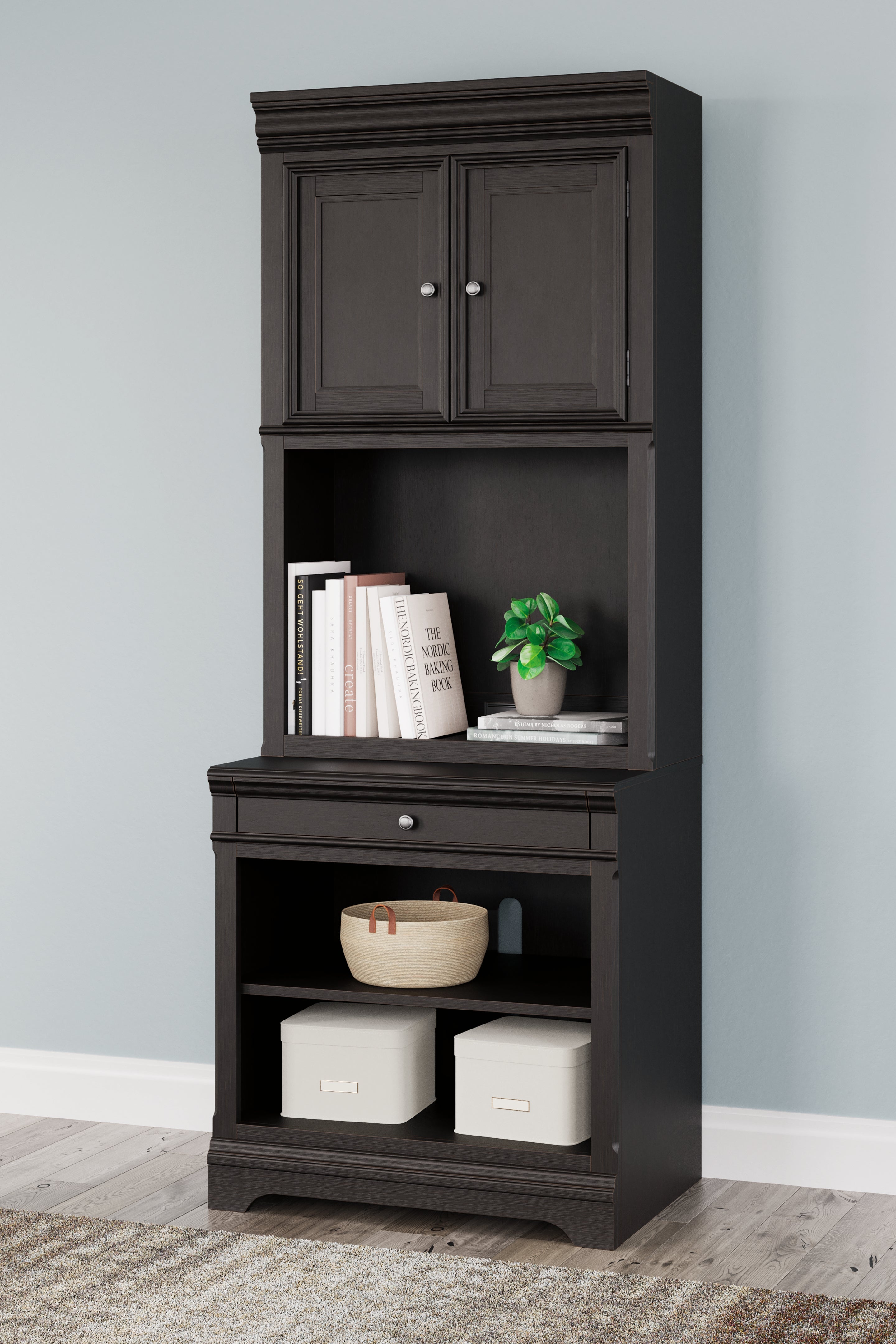 Sectionals for Less - Ashley Furniture - Beckincreek Bookcase - Bookcase / Black - H778H7