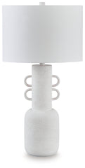 Sectionals for Less - Ashley Furniture - Perringhill Lighting - Metal Table Lamp (1/CN) / Distressed White - L207504