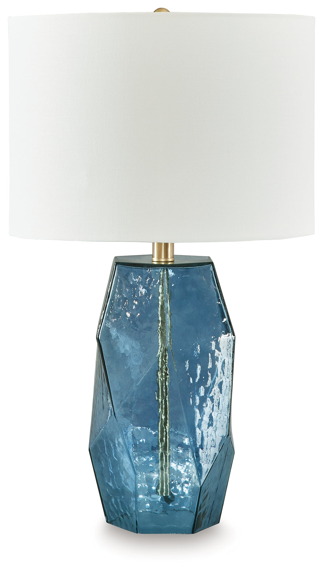 Sectionals for Less - Ashley Furniture - Tallow Lighting - Glass Table Lamp (1/CN) / Blue - L430854