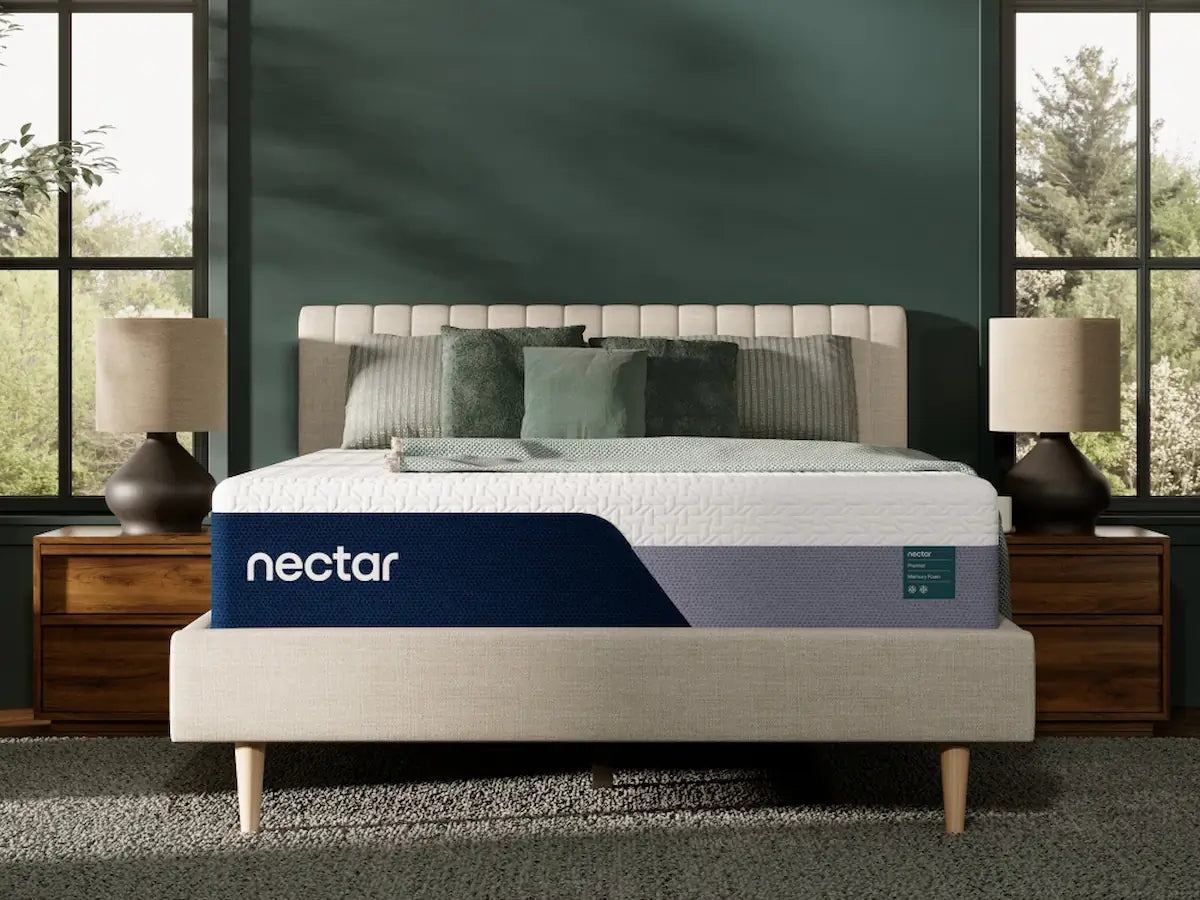 Sectionals for Less - Ashley Furniture - Nectar Premier Memory Foam 5.1 Mattresses - Queen / White - M12631