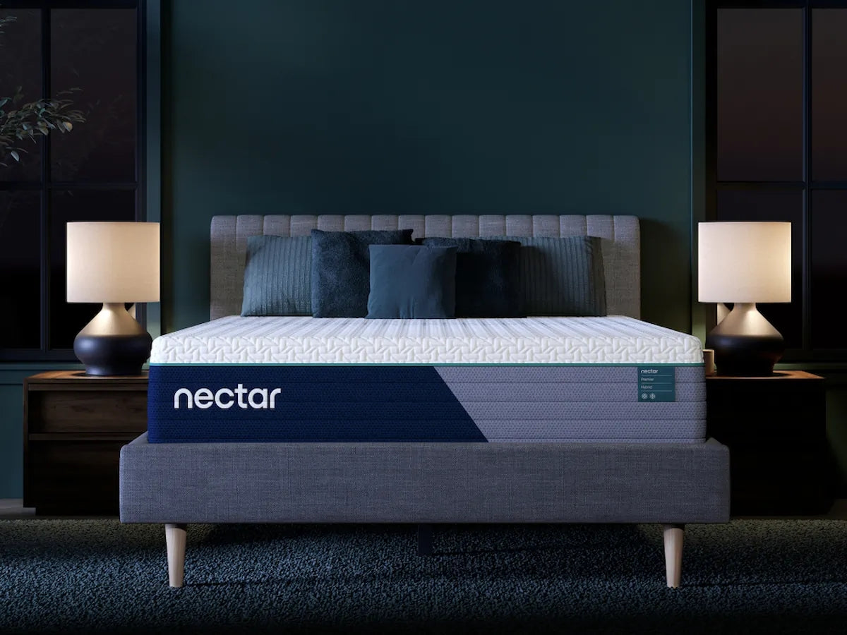 Sectionals for Less - Ashley Furniture - Nectar Premier Hybrid 5.1 Mattresses - Queen / White - M14131