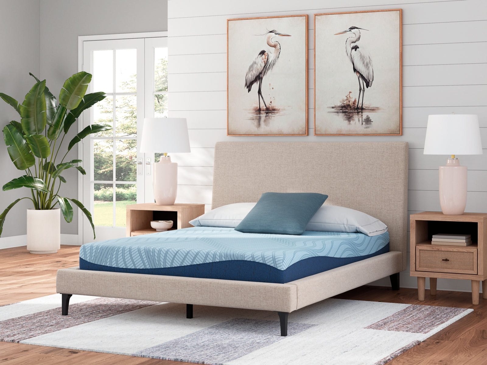 Sectionals for Less - Ashley Furniture - Peak 2.0 8 Memory Foam Mattresses - California King / White - M20451