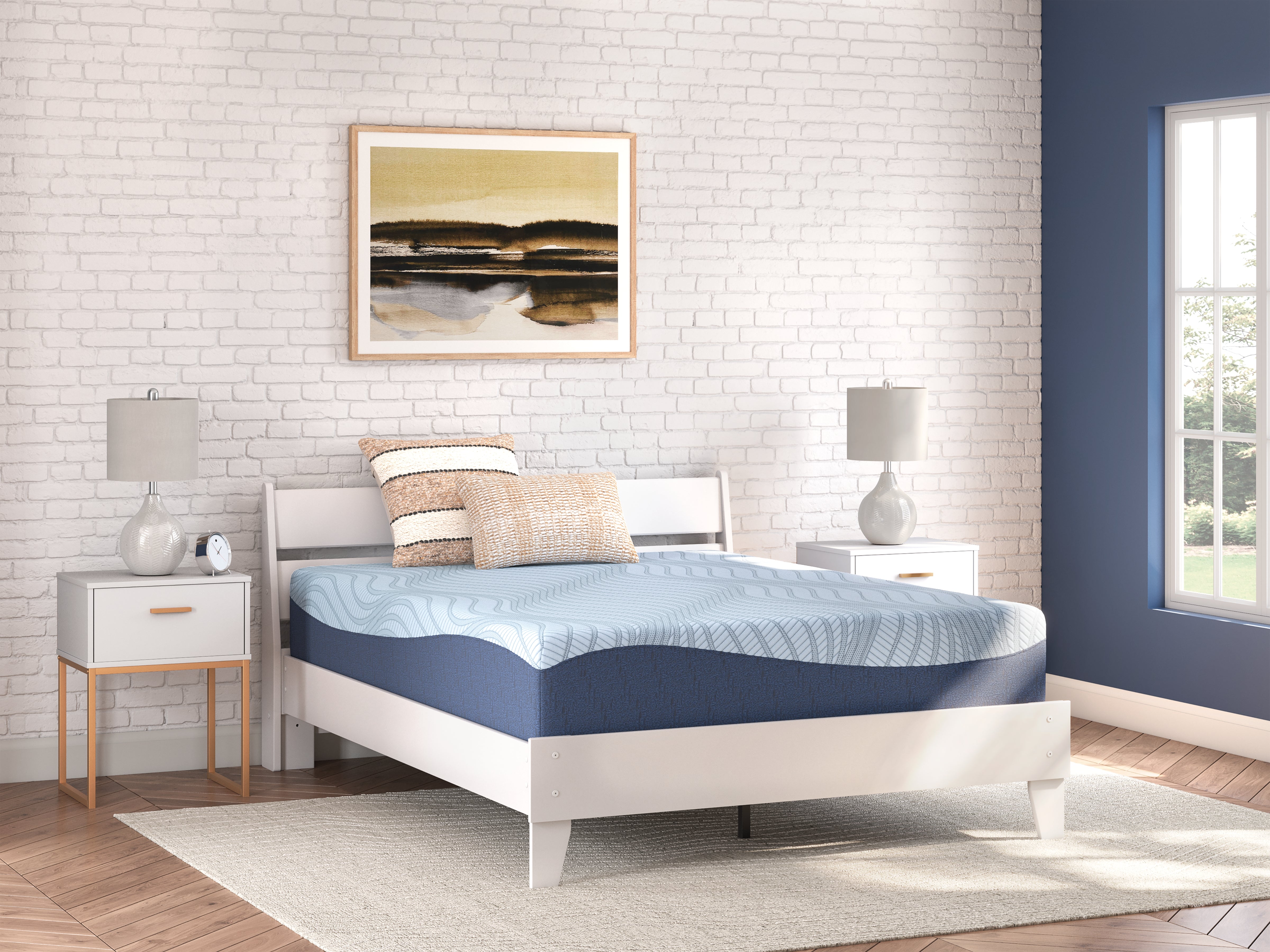 Sectionals for Less - Ashley Furniture - Peak 2.0 12 Memory Foam Mattresses - Twin / White - M20611
