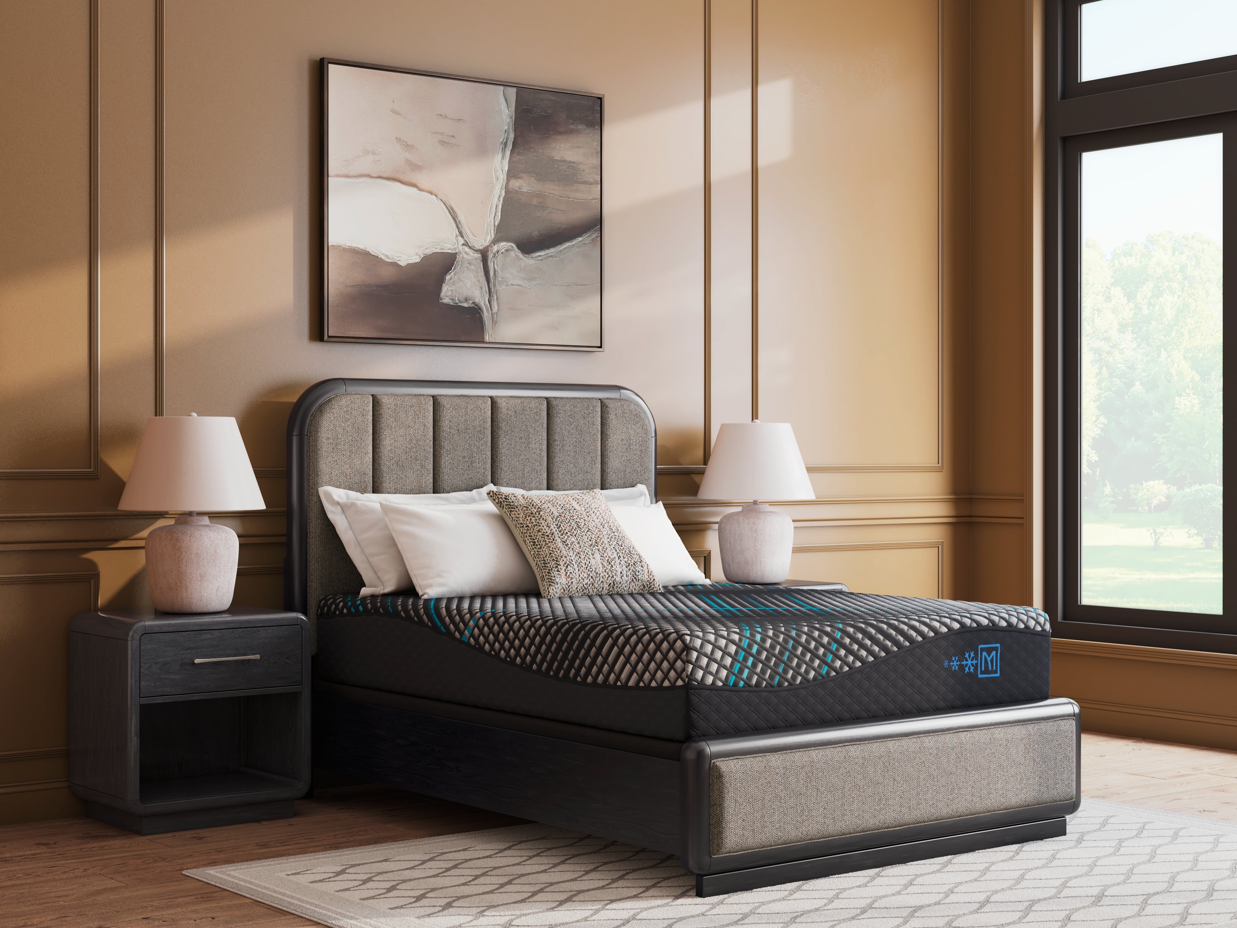 Sectionals for Less - Ashley Furniture - Millennium 2.0 Hybrid 12 Inch Mattresses - California King / Black - M31351