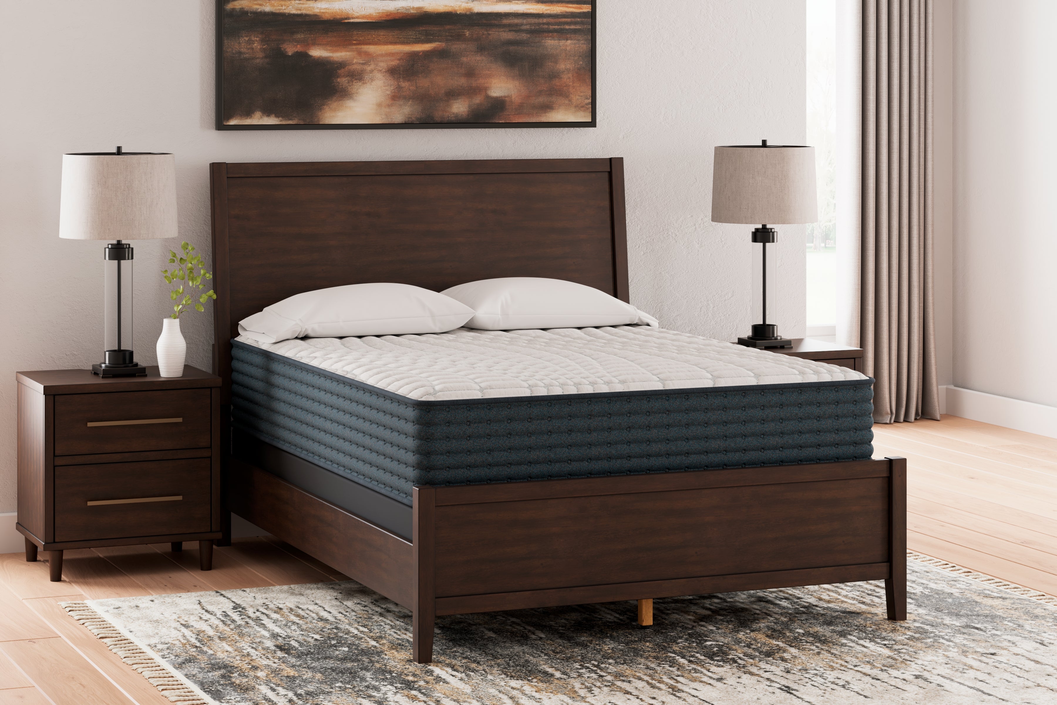 Sectionals for Less - Ashley Furniture - Hybrid 1200 Mattresses - California King / White - M43551