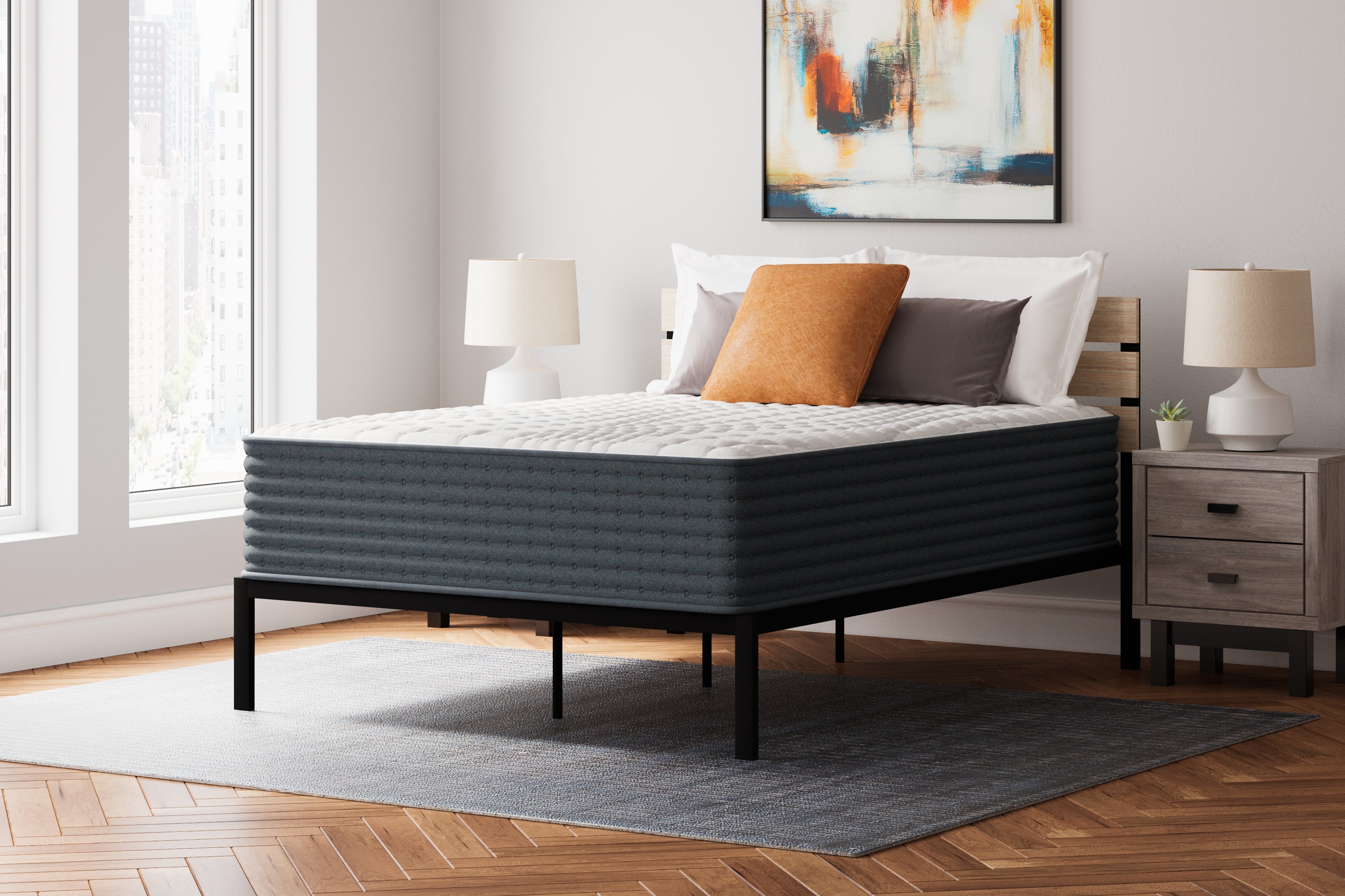 Sectionals for Less - Ashley Furniture - Hybrid 1400 Mattresses - California King / White - M43751