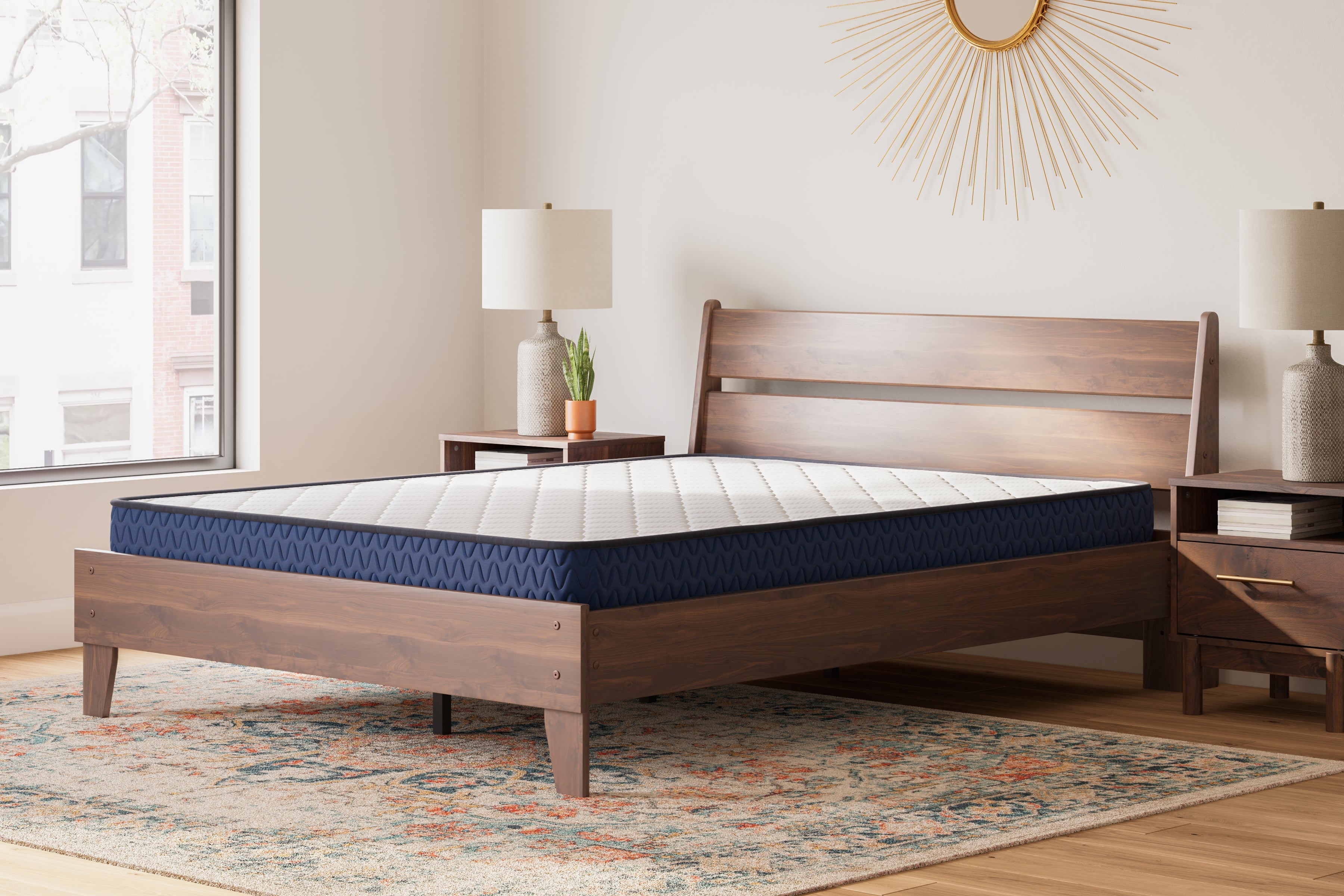 Sectionals for Less - Ashley Furniture - Ashley Firm Mattresses - Queen / White - M44531