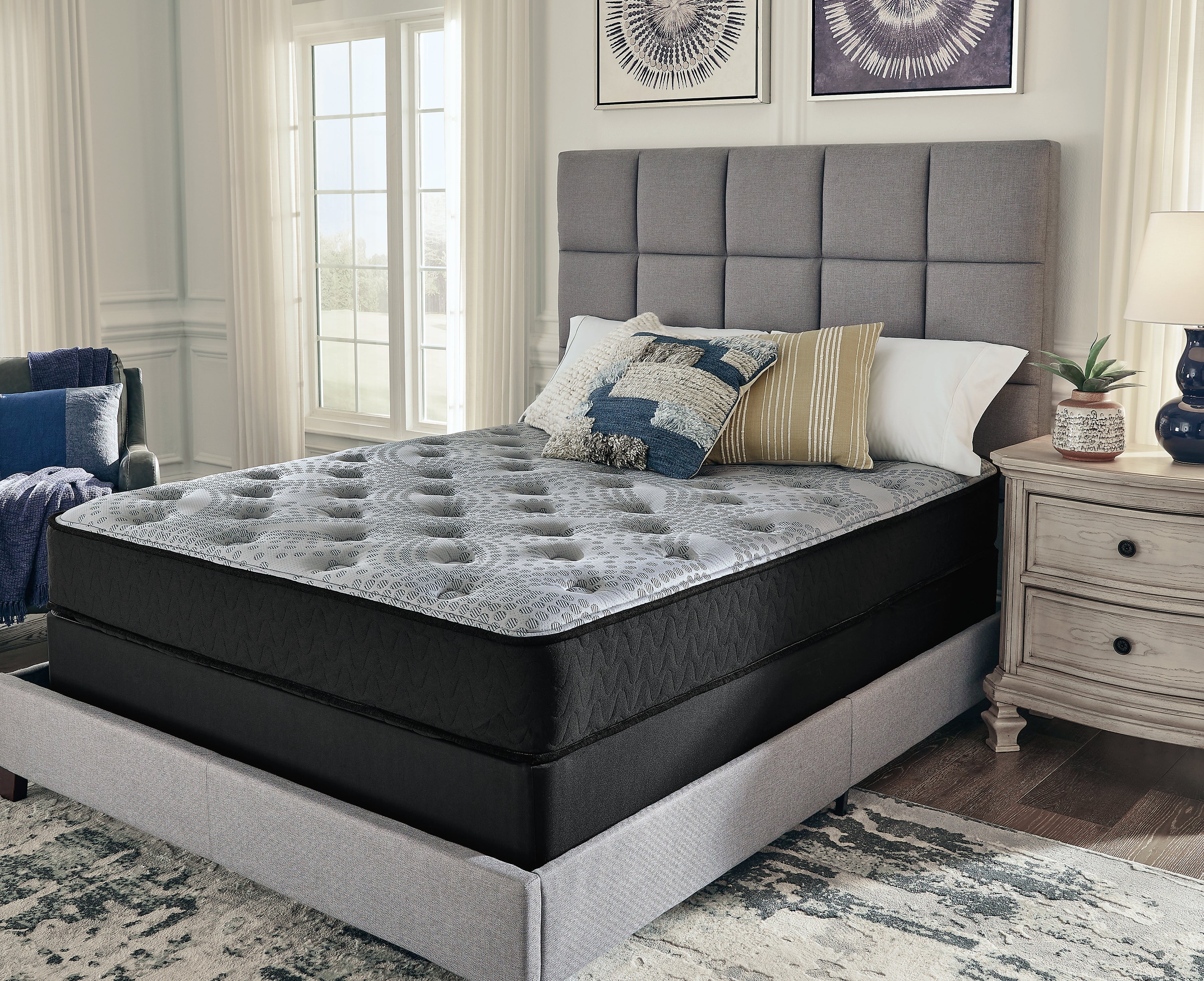 Sectionals for Less - Ashley Furniture - Comfort Plus Mattresses - Queen / Gray - M50931