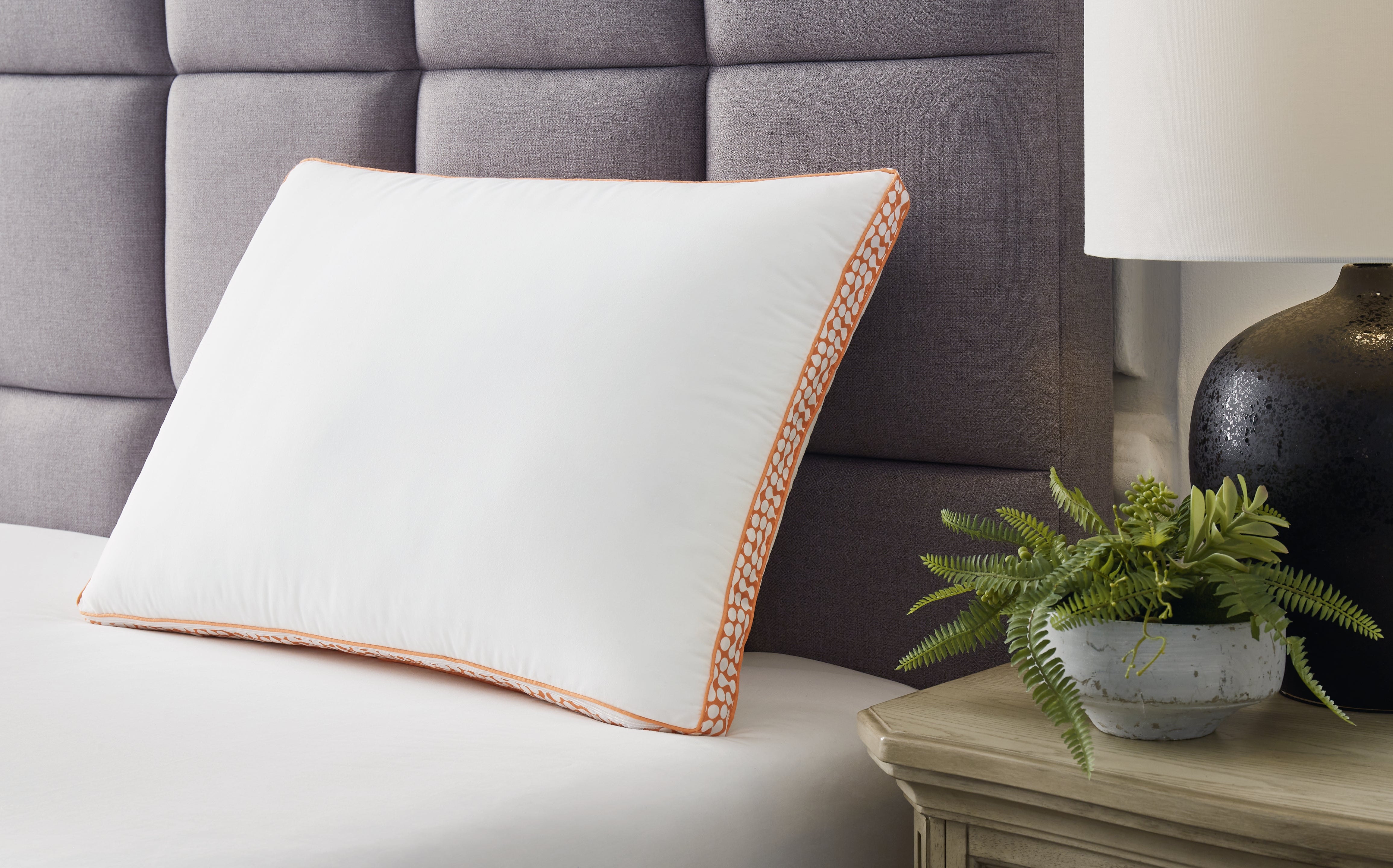 Sectionals for Less - Ashley Furniture - Zephyr 2.0 Pillows - 3-in-1 Pillow (6/CS) / White/Orange - M52112