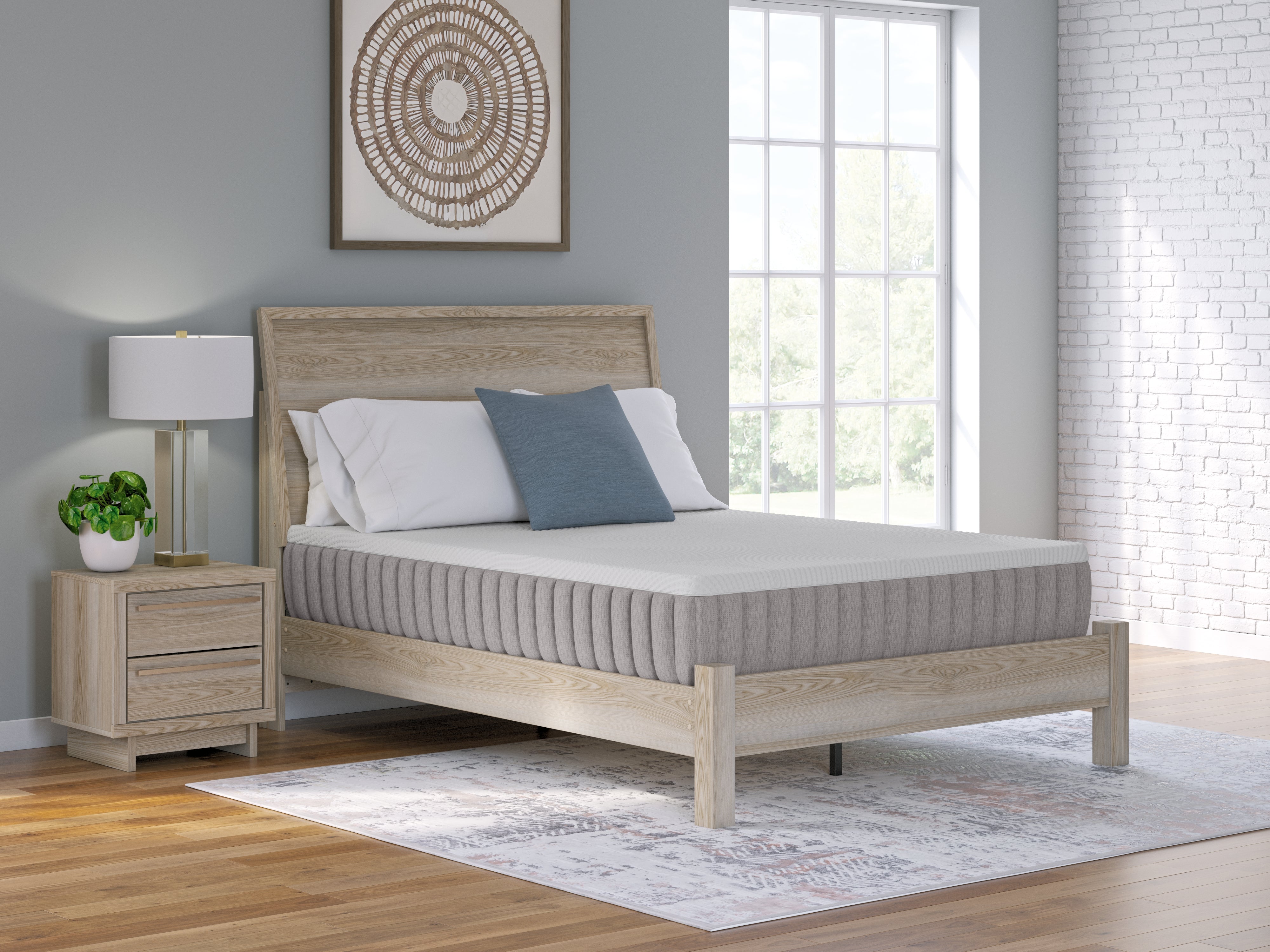Sectionals for Less - Ashley Furniture - Terra Sleep Firm Mattresses - Queen / White - M52231