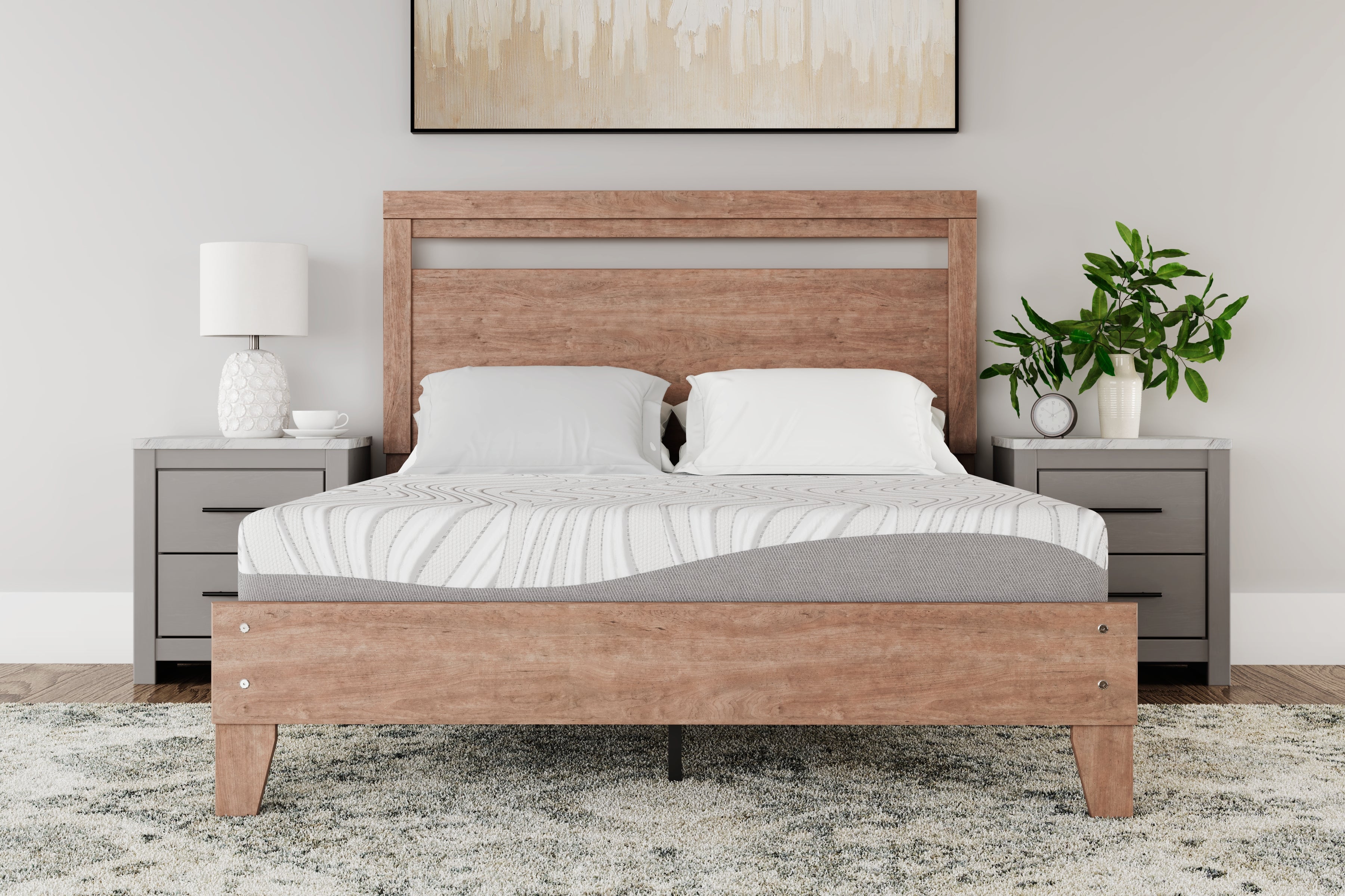 Sectionals for Less - Ashley Furniture - 8 Inch Memory Foam Mattresses - Twin / White - M59111