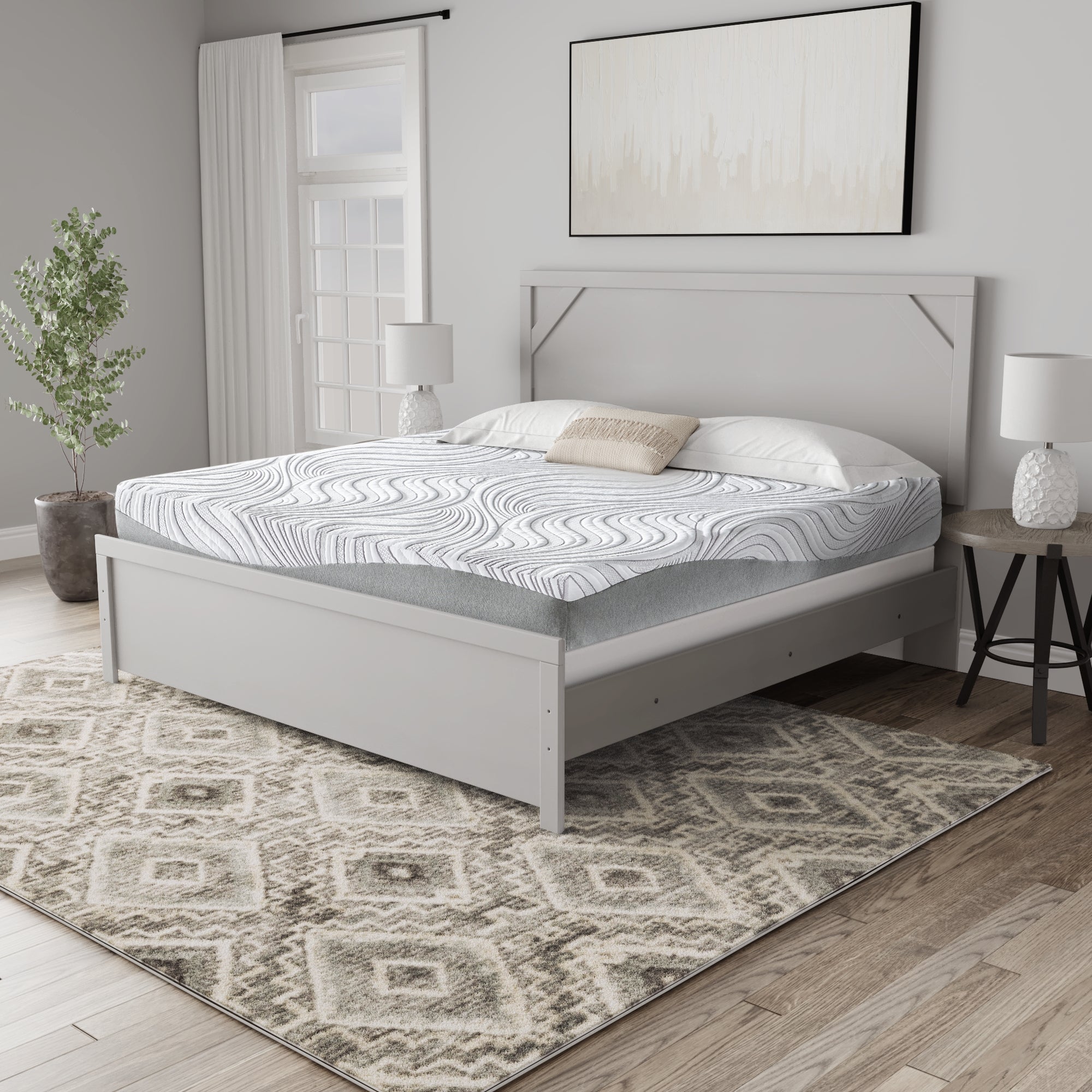 Sectionals for Less - Ashley Furniture - 12 Inch Memory Foam Mattresses - Full / White - M59321