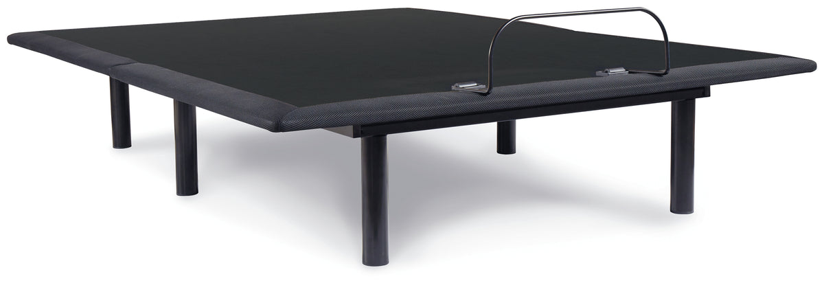 Sectionals for Less - Ashley Furniture - Head Up Only Foundation Queen Adjustable Head Base - Queen Adjustable Head Base / Charcoal Gray - M5X132