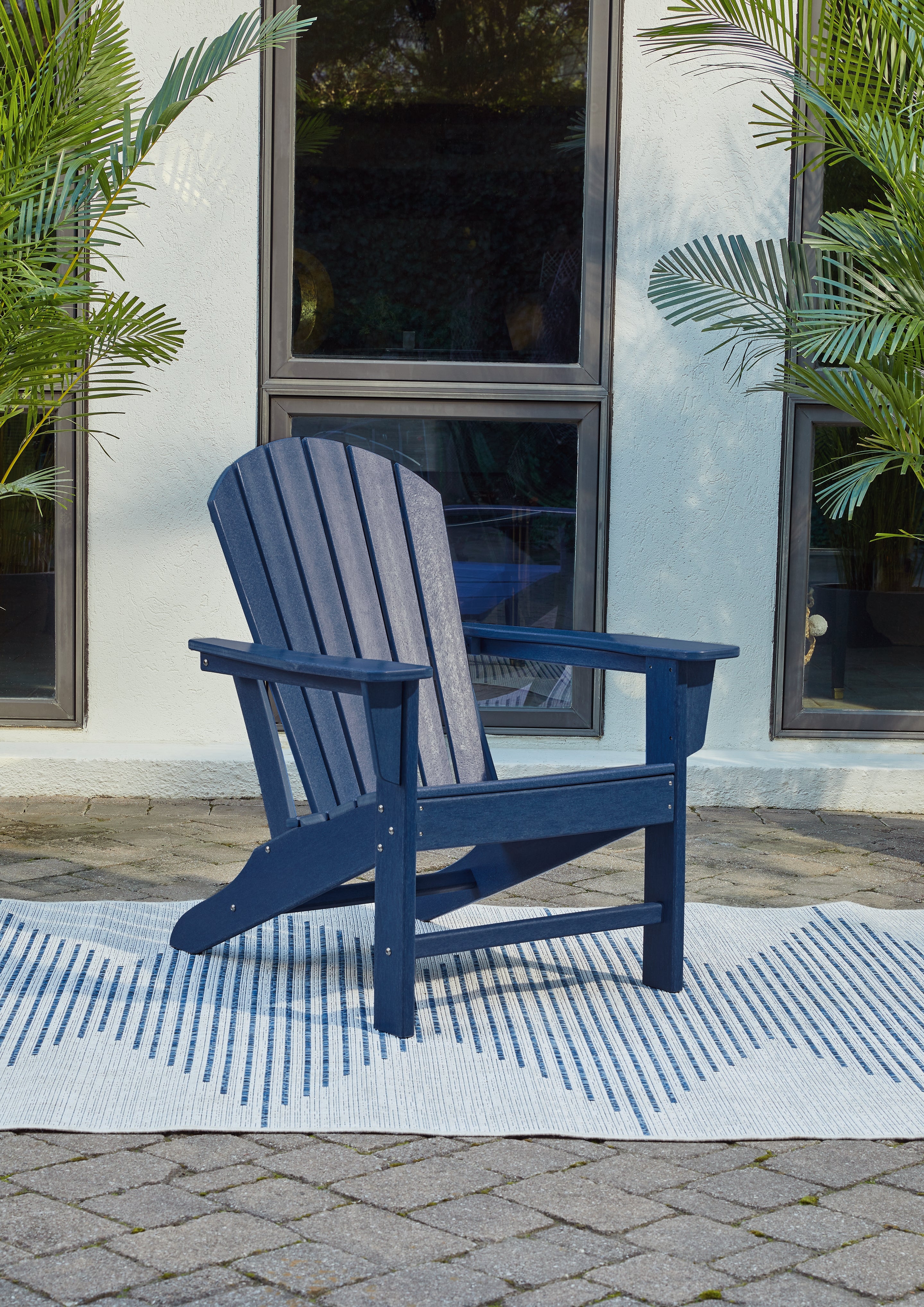 Sectionals for Less - Ashley Furniture - Sundown Treasure Outdoor - Adirondack Chair / Blue - P009-898