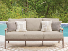 Sectionals for Less - Ashley Furniture - Grover Beach Outdoor - Sofa with Cushion - PCP422-838
