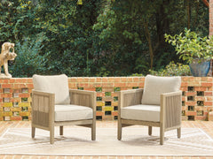 Sectionals for Less - Ashley Furniture - Spooners Cove Outdoor - Lounge Chair w/Cushion (Set of 2) - PCP469-820