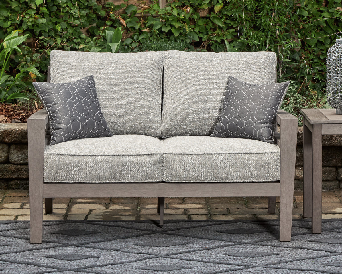 Sectionals for Less - Ashley Furniture - Hillside Barn Outdoor - Swivel Lounge w/ Cushion / Gray/Brown - P564-821