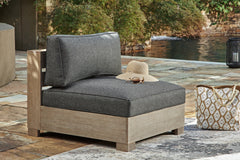 Sectionals for Less - Ashley Furniture - Citrine Park Outdoor - Corner with Cushion (1/CN) / Brown/Charcoal - P660-877